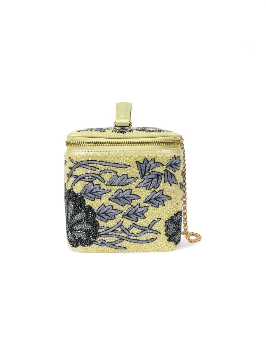 New Orleans Vanity Bag in Yellow - will take 2-4 weeks to arrive