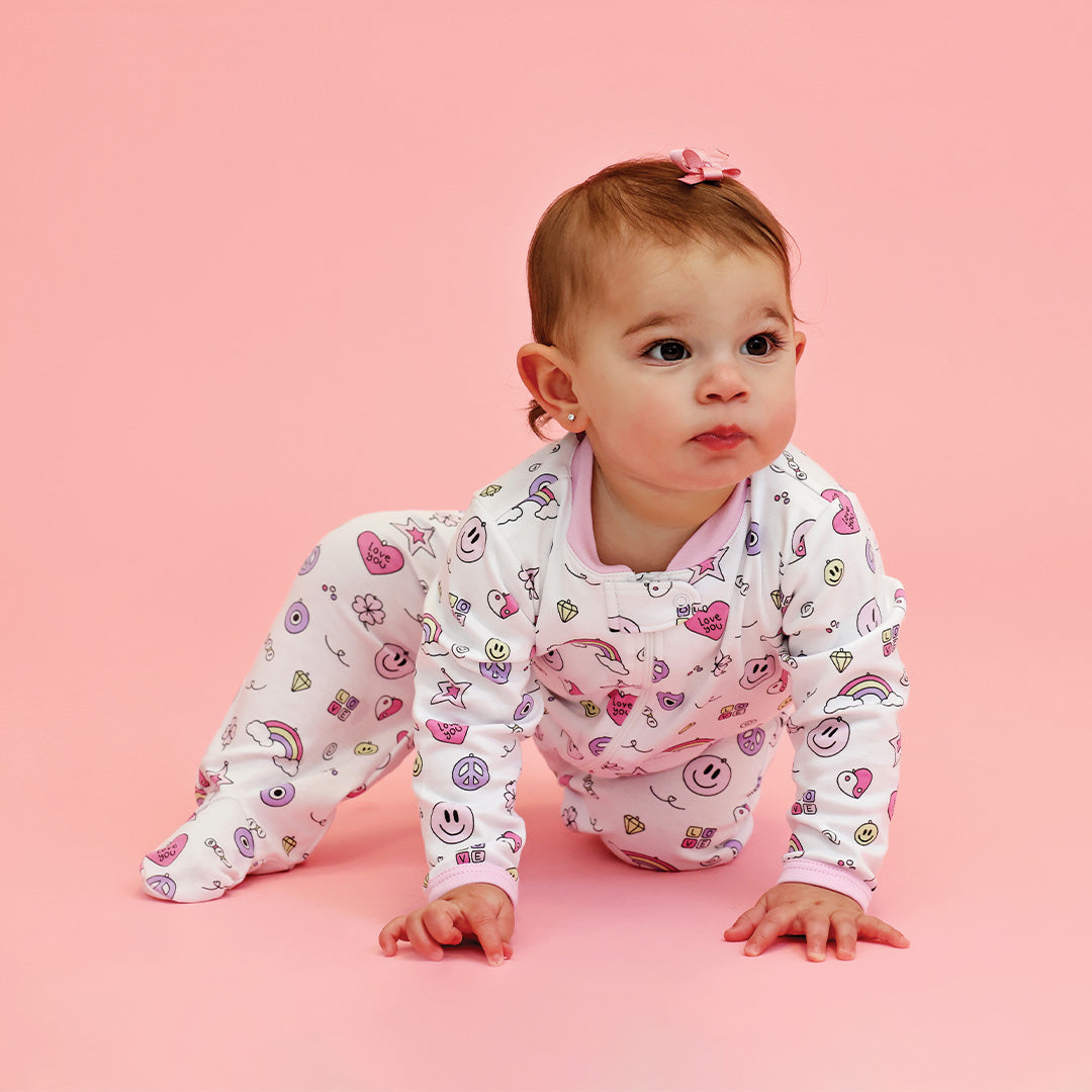 Zipper Footie Lucky Charm