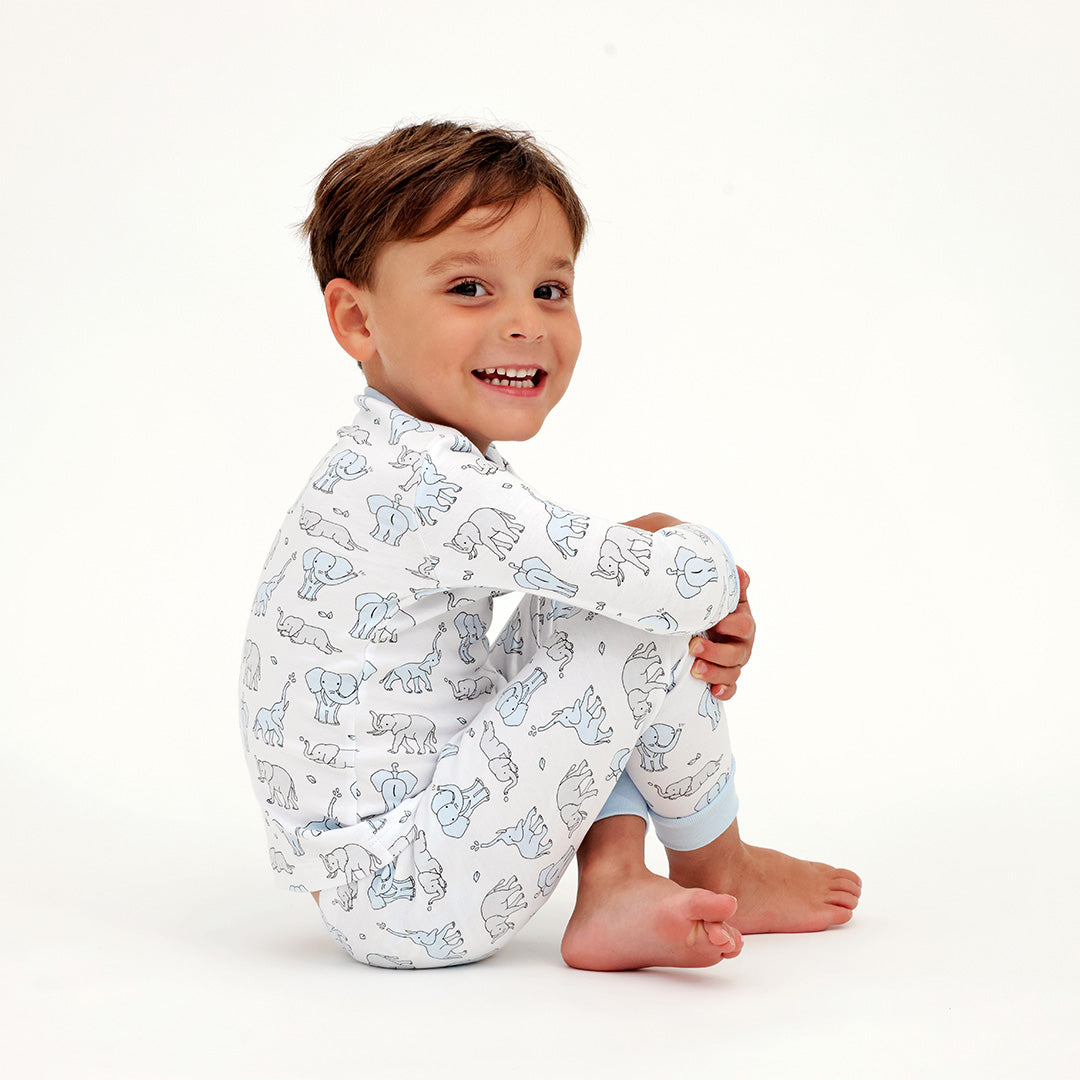 Two Piece PJ Elephants