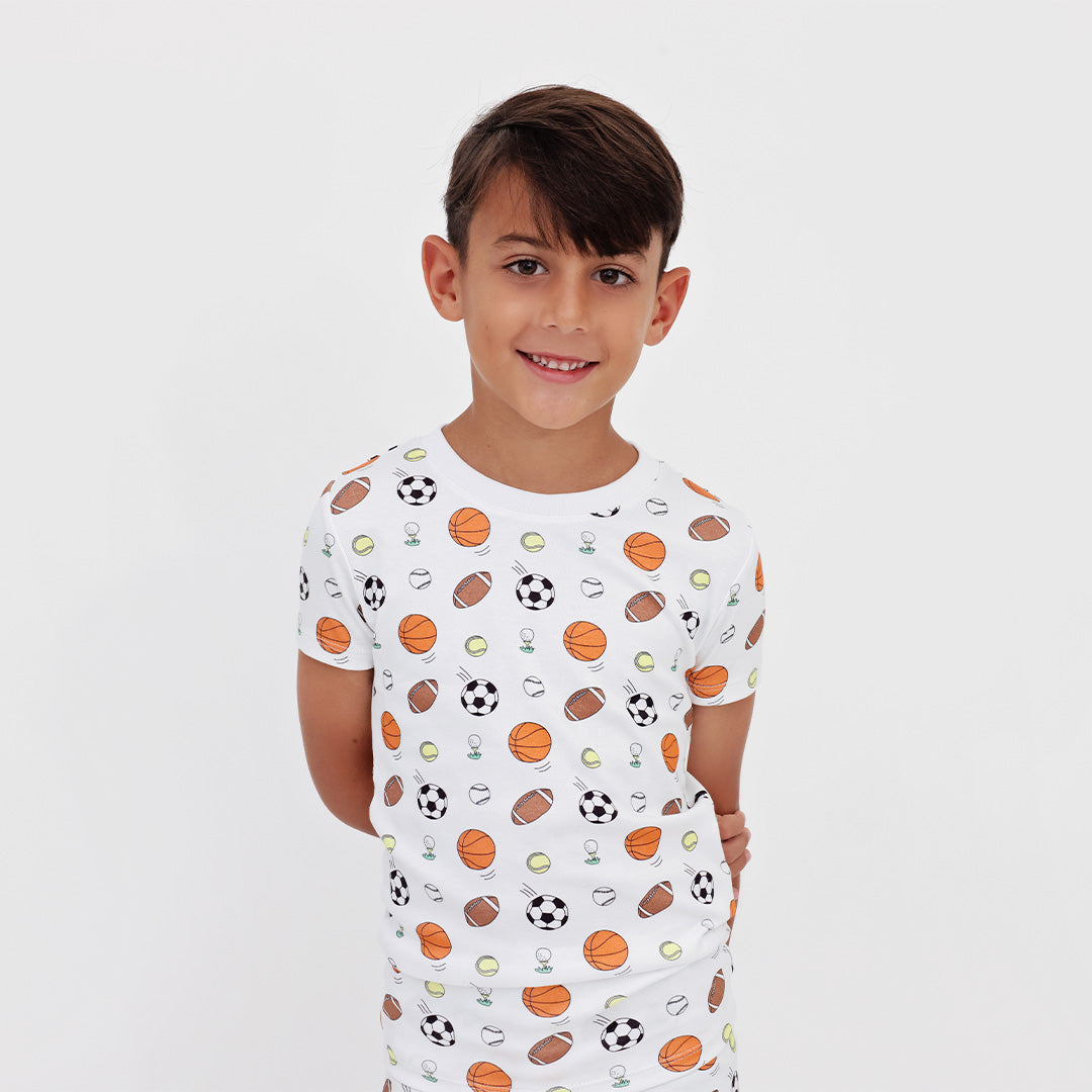 Two Piece Pj SS/shorts All Sports