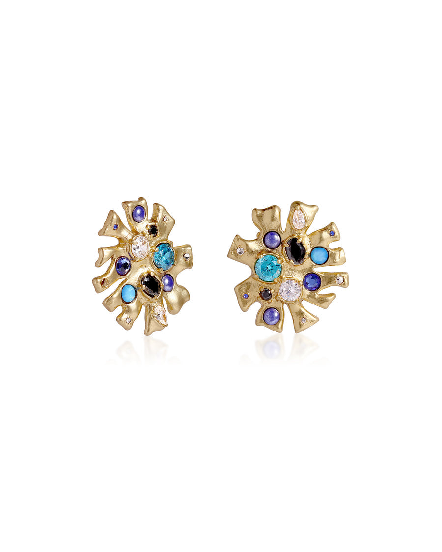 Starbrust Blue Earrings - will take 2-4 weeks to arrive