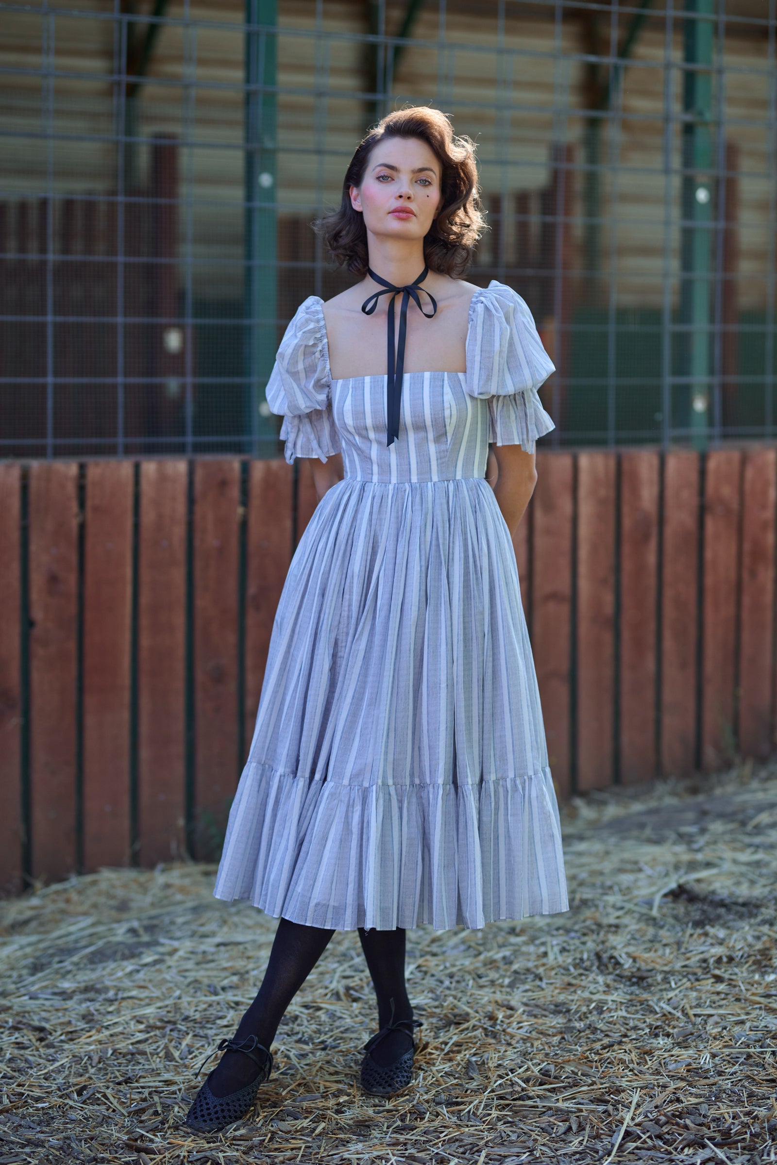 The Lake Stripe Market Dress