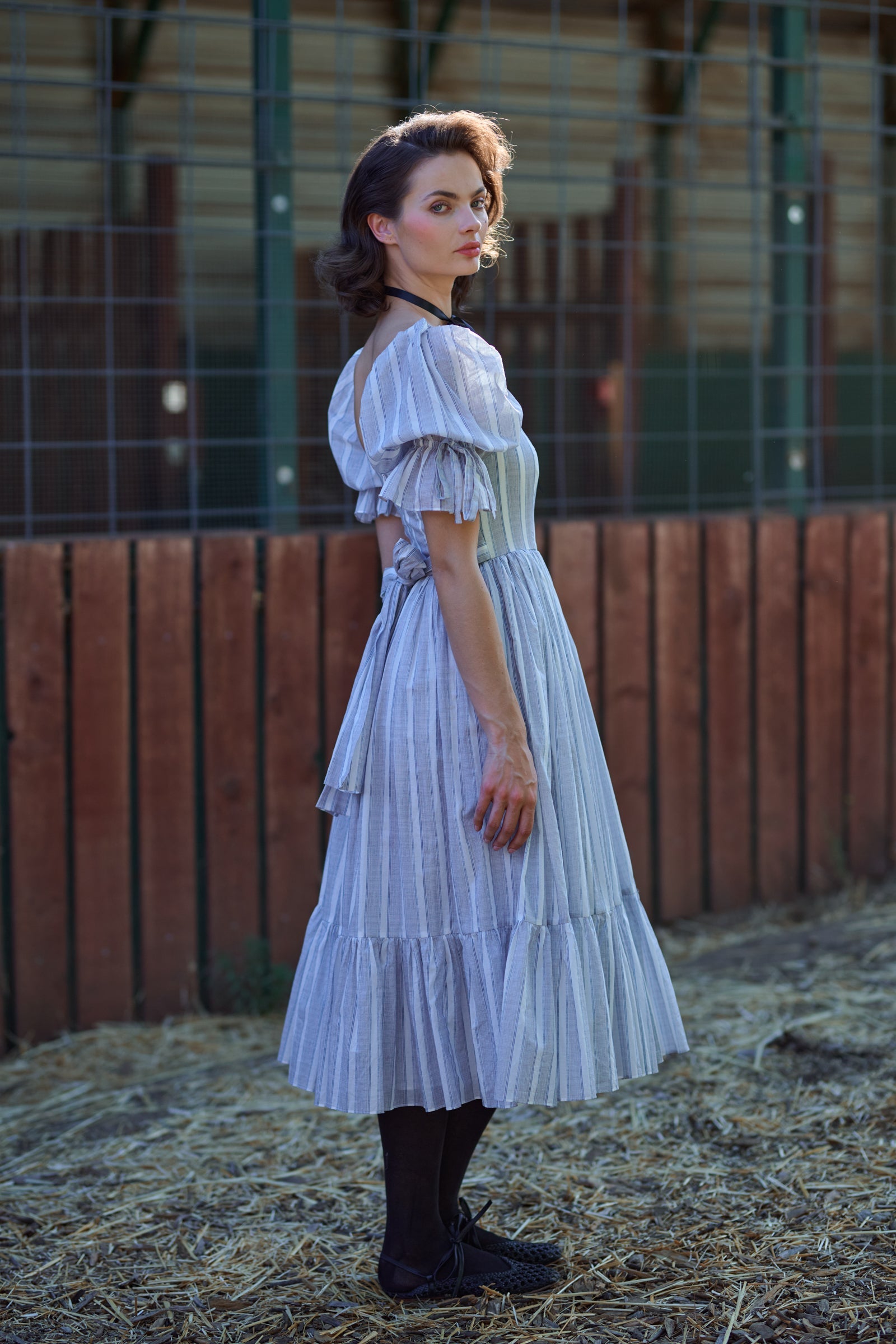 The Lake Stripe Market Dress