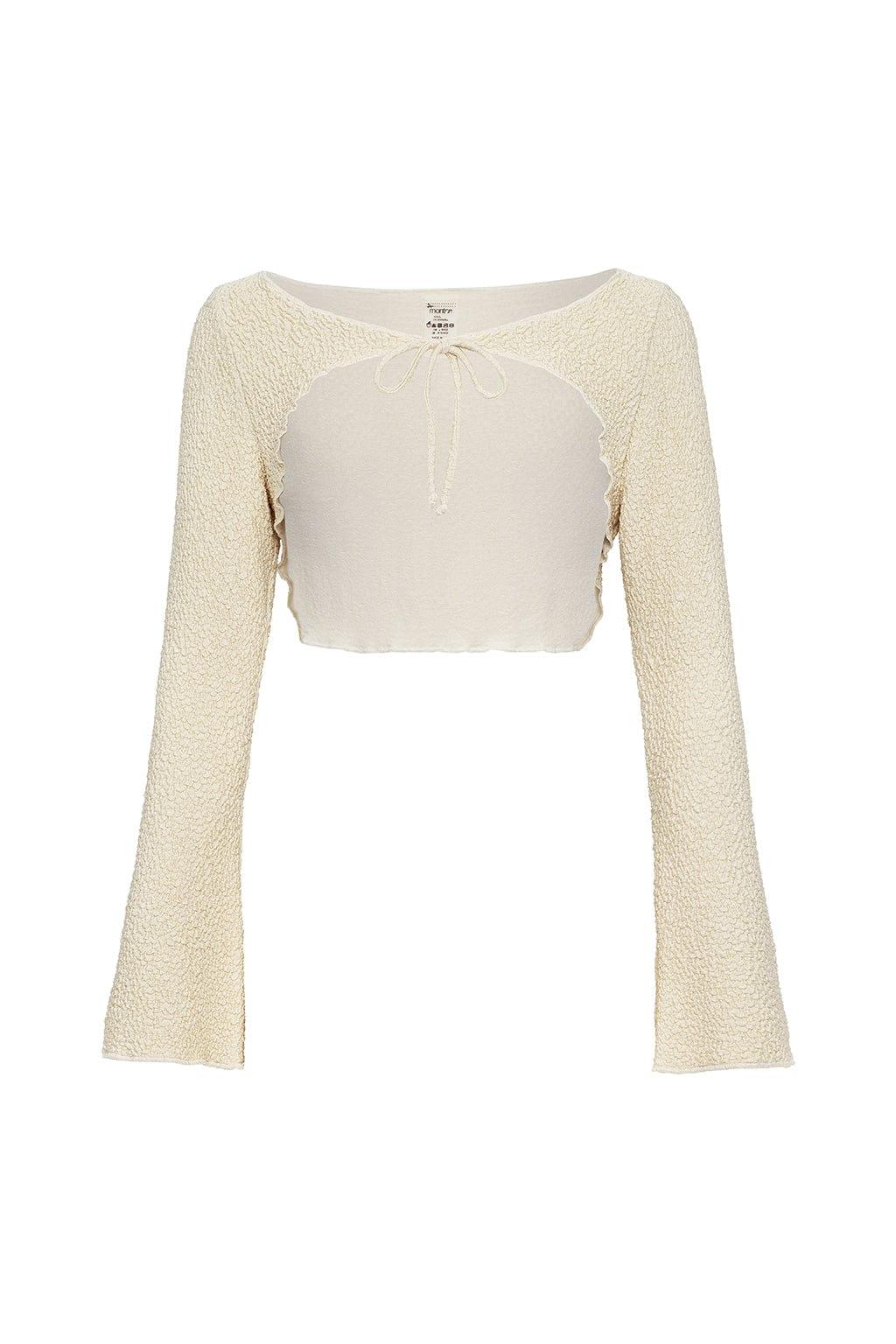 Oat Texture Nia Long Sleeve Top