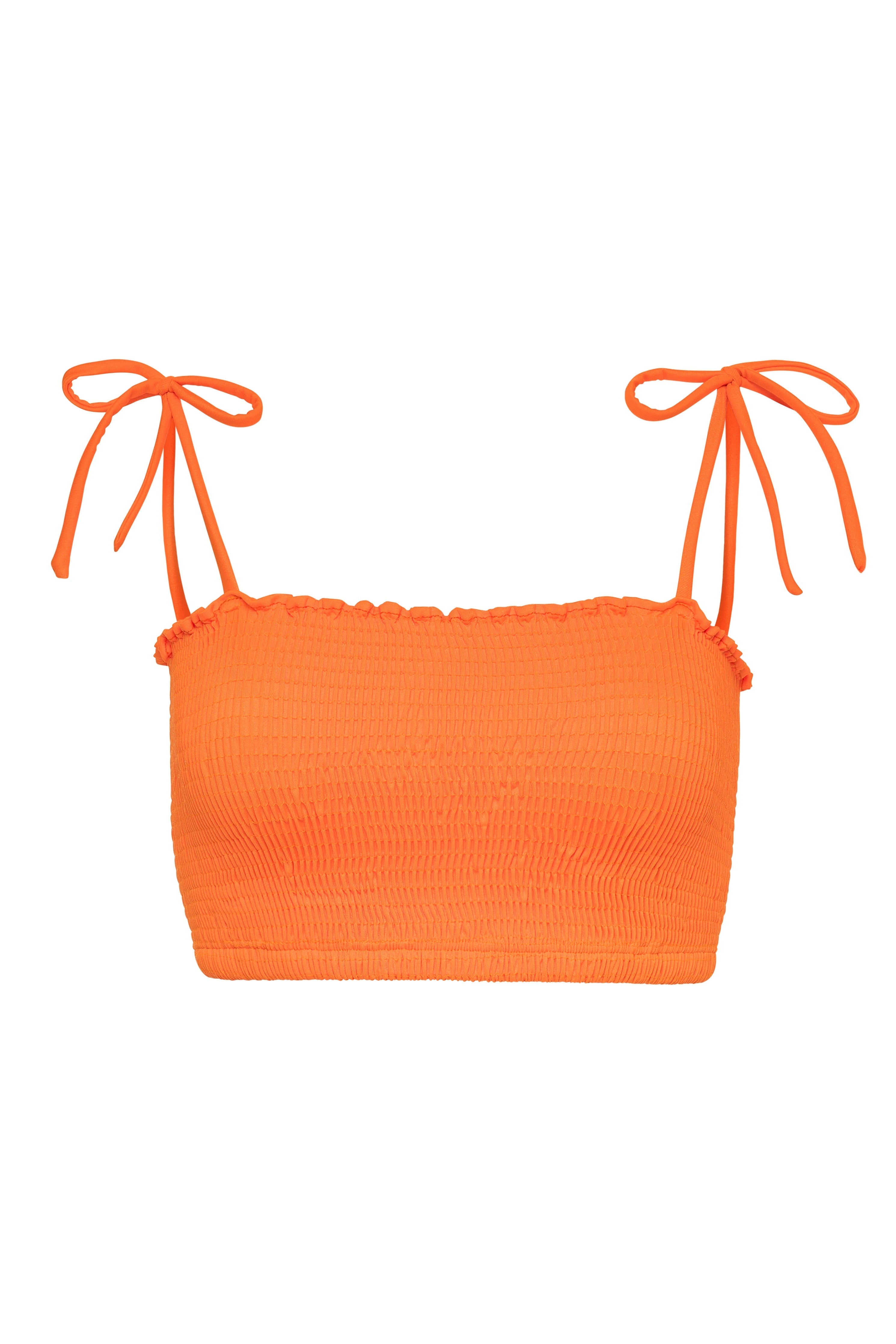 Cleo Smocked Bikini Top