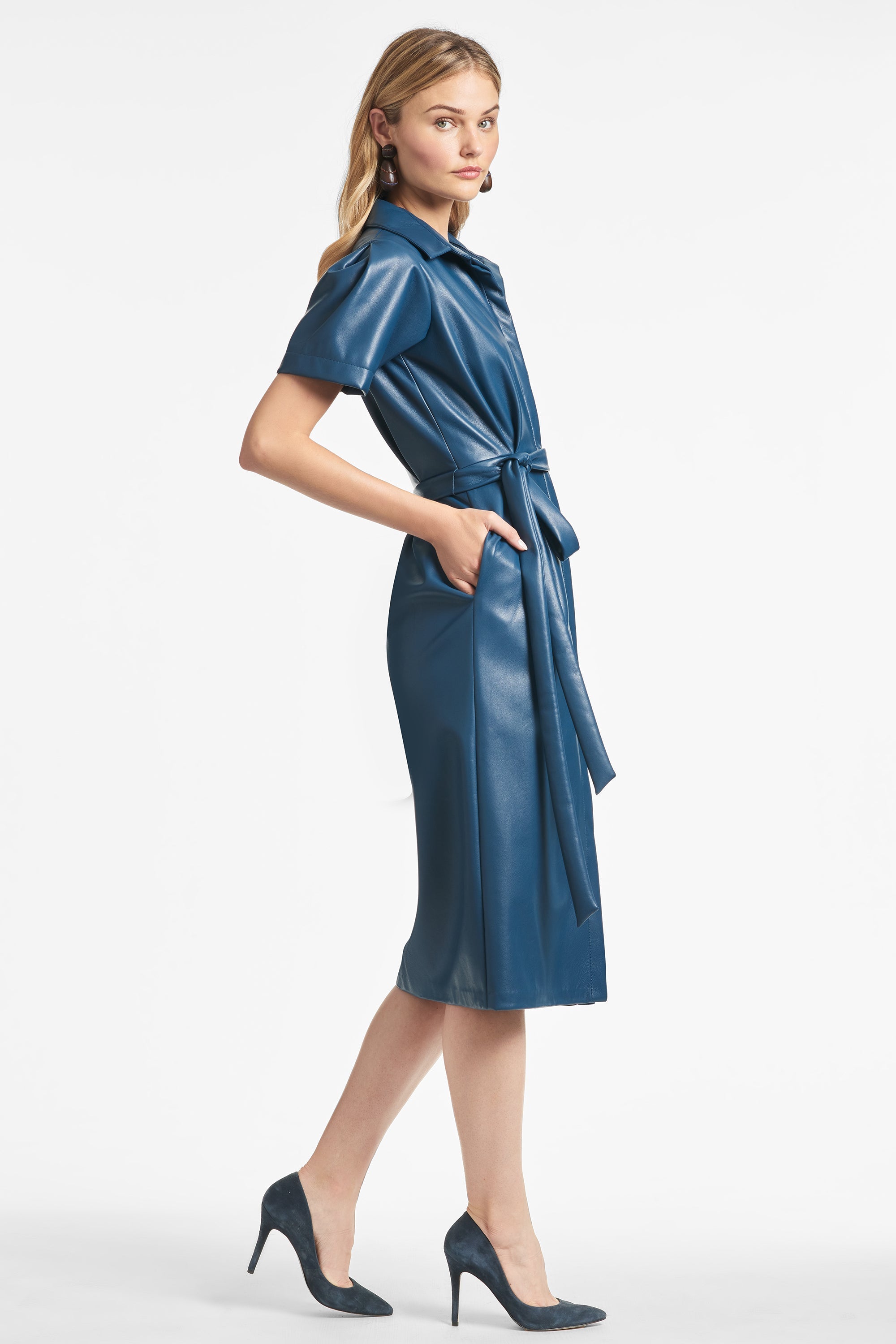 Petra Dress - Blue - Final Sale