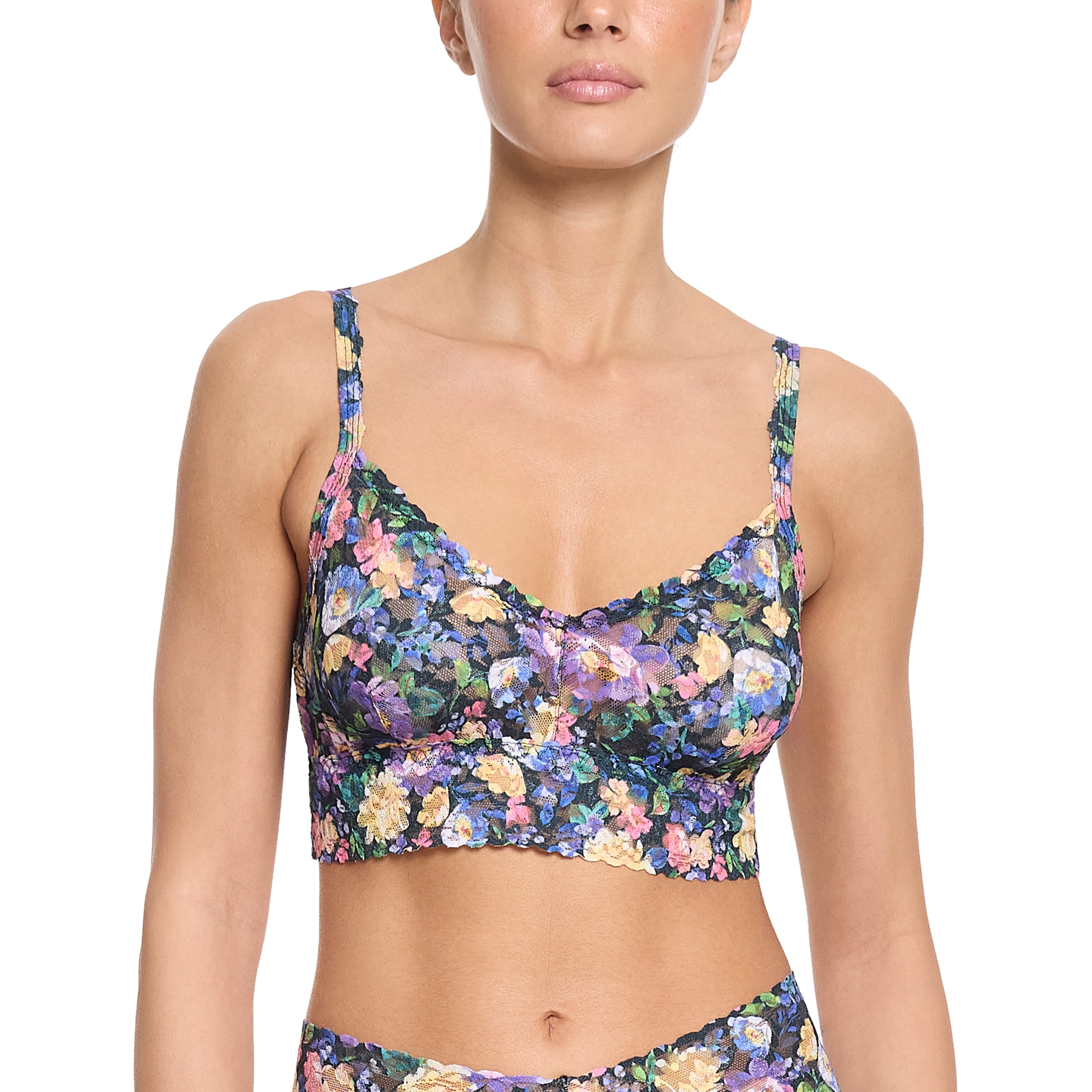 V NECK RETRO BRALETTE