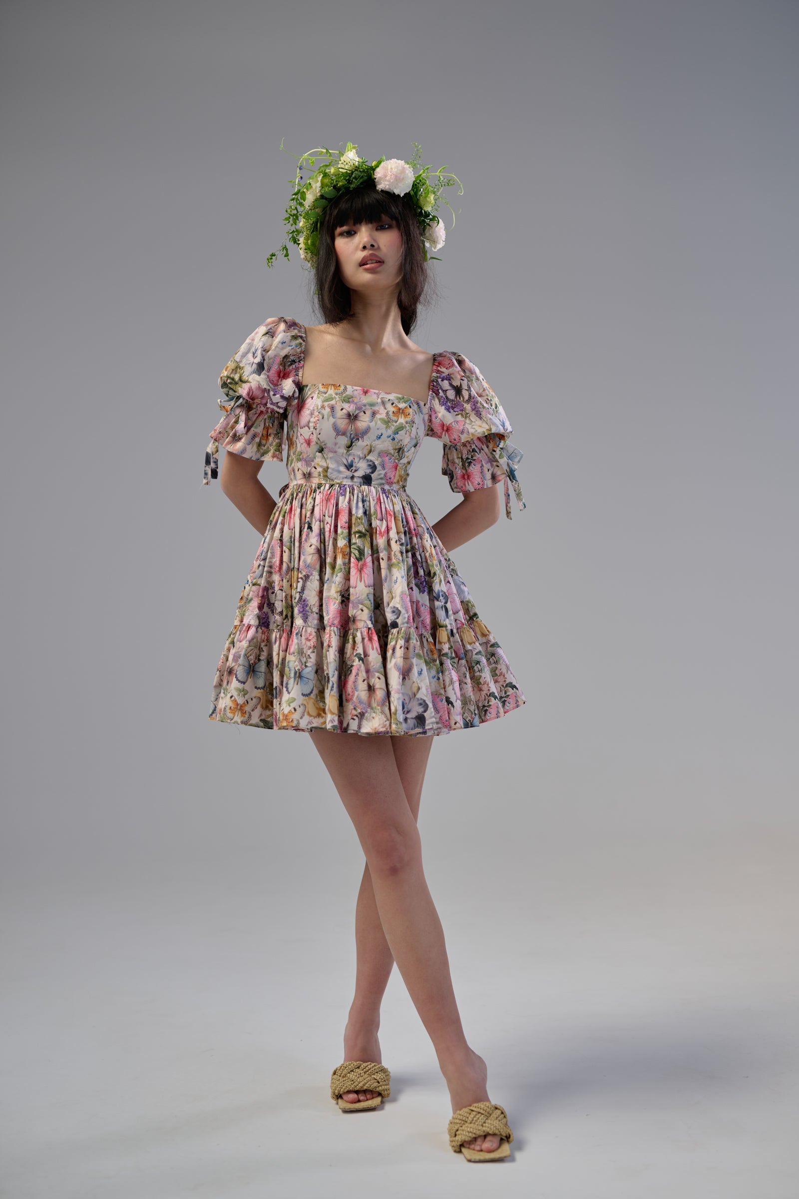 The Butterfly Botanics Mini Market Dress