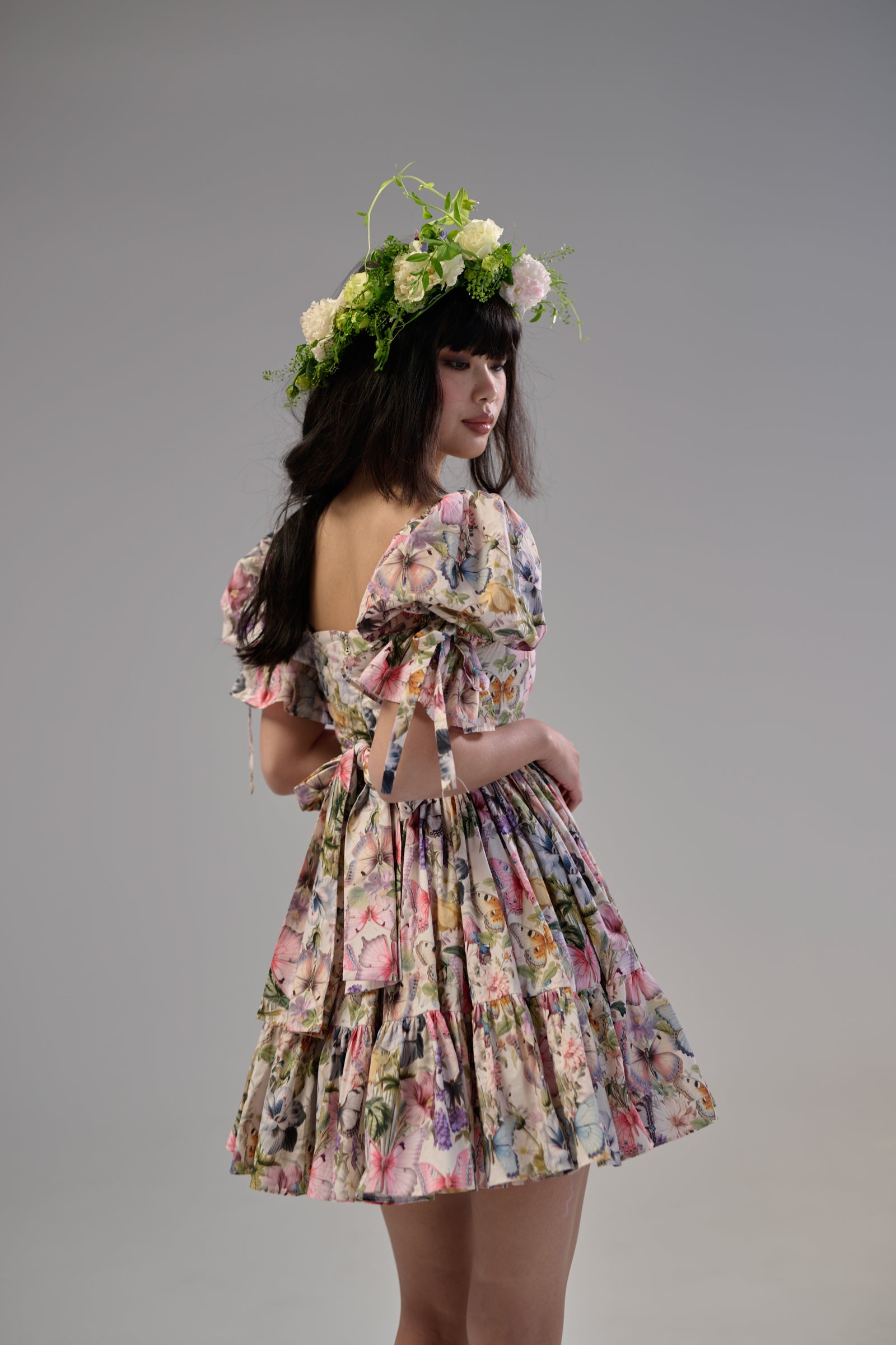 The Butterfly Botanics Mini Market Dress