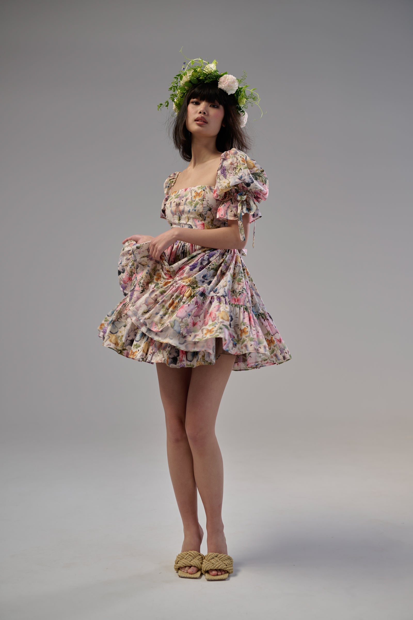 The Butterfly Botanics Mini Market Dress