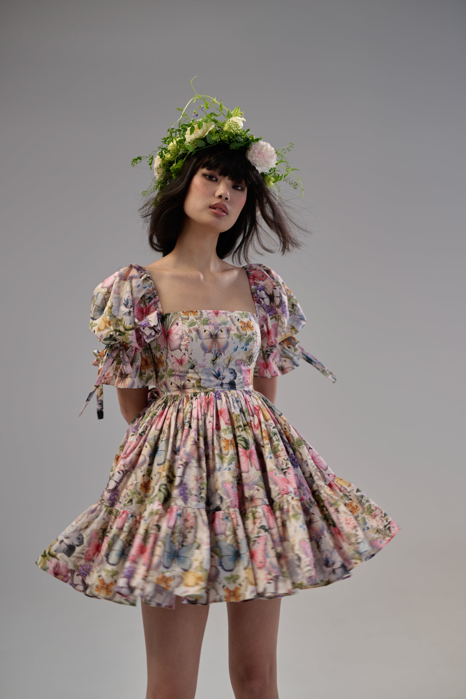 The Butterfly Botanics Mini Market Dress