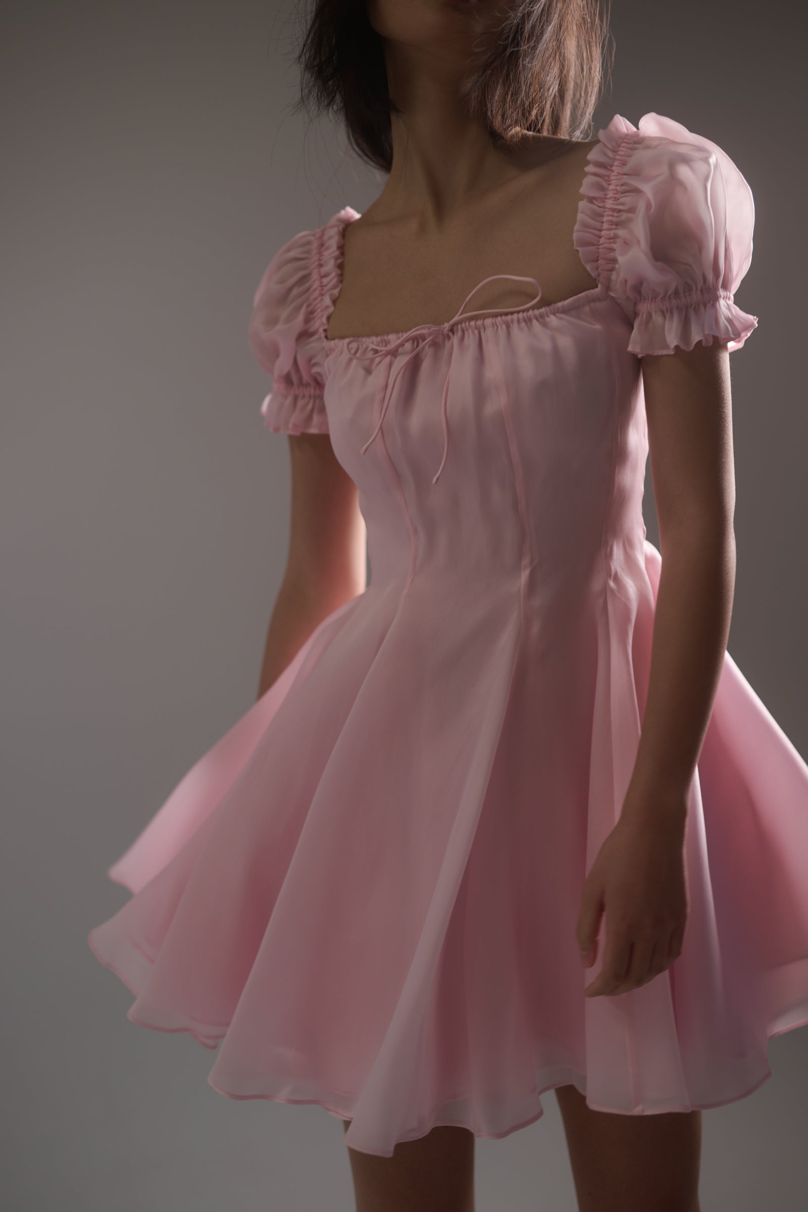 The Baby Soft Silk Mini Garden Party Dress