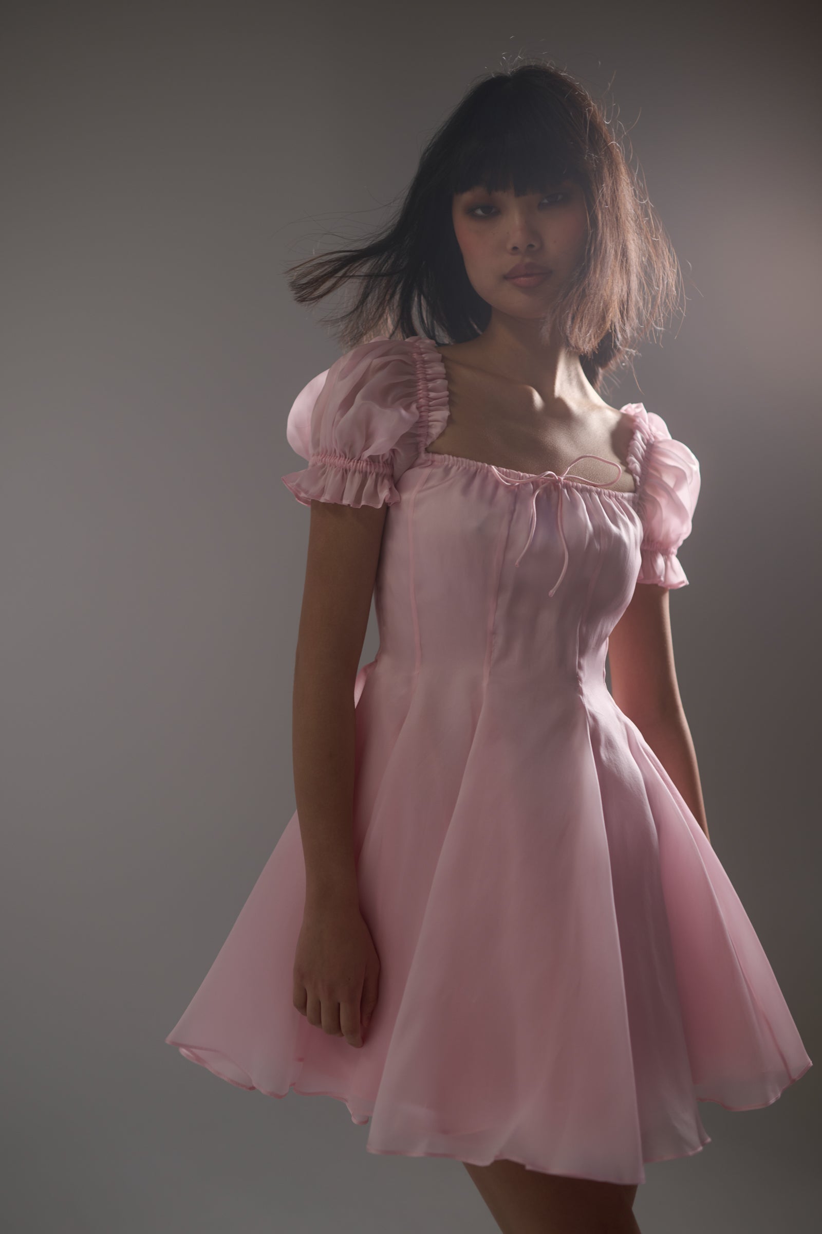 The Baby Soft Silk Mini Garden Party Dress