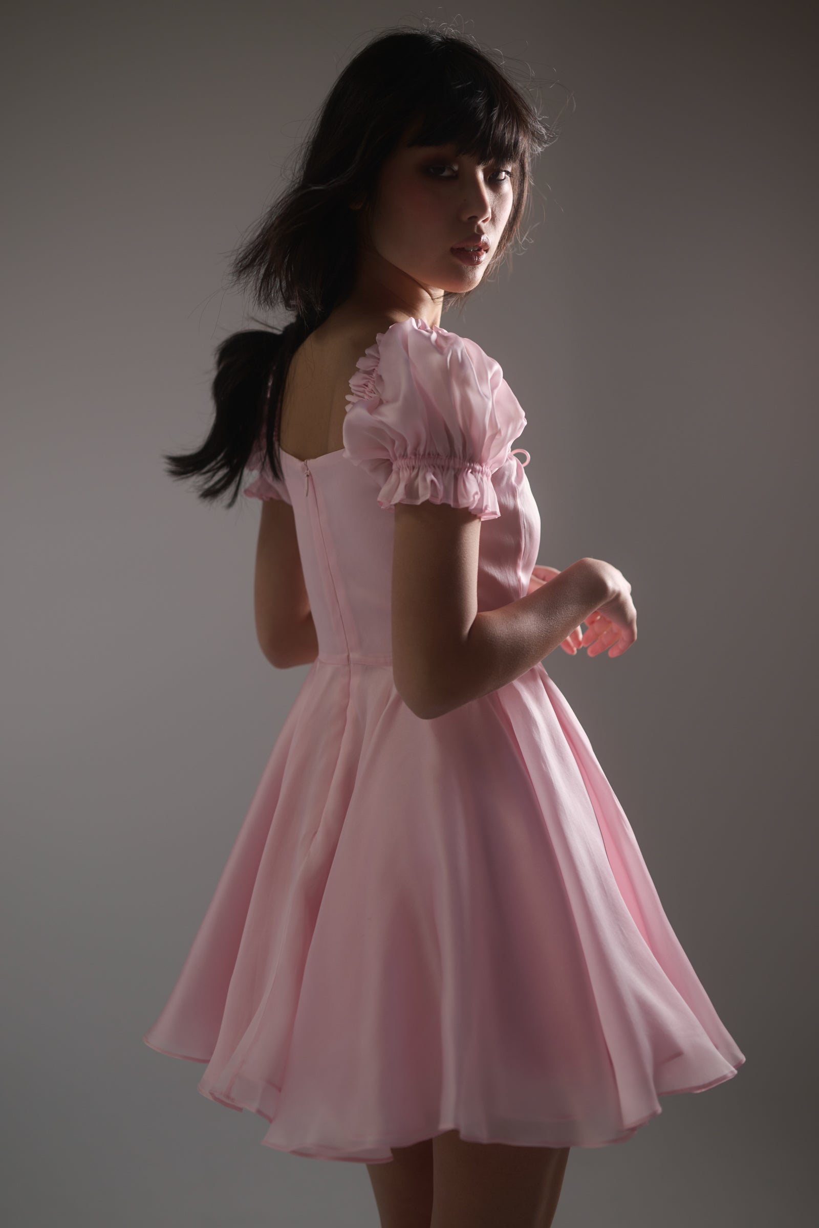 The Baby Soft Silk Mini Garden Party Dress