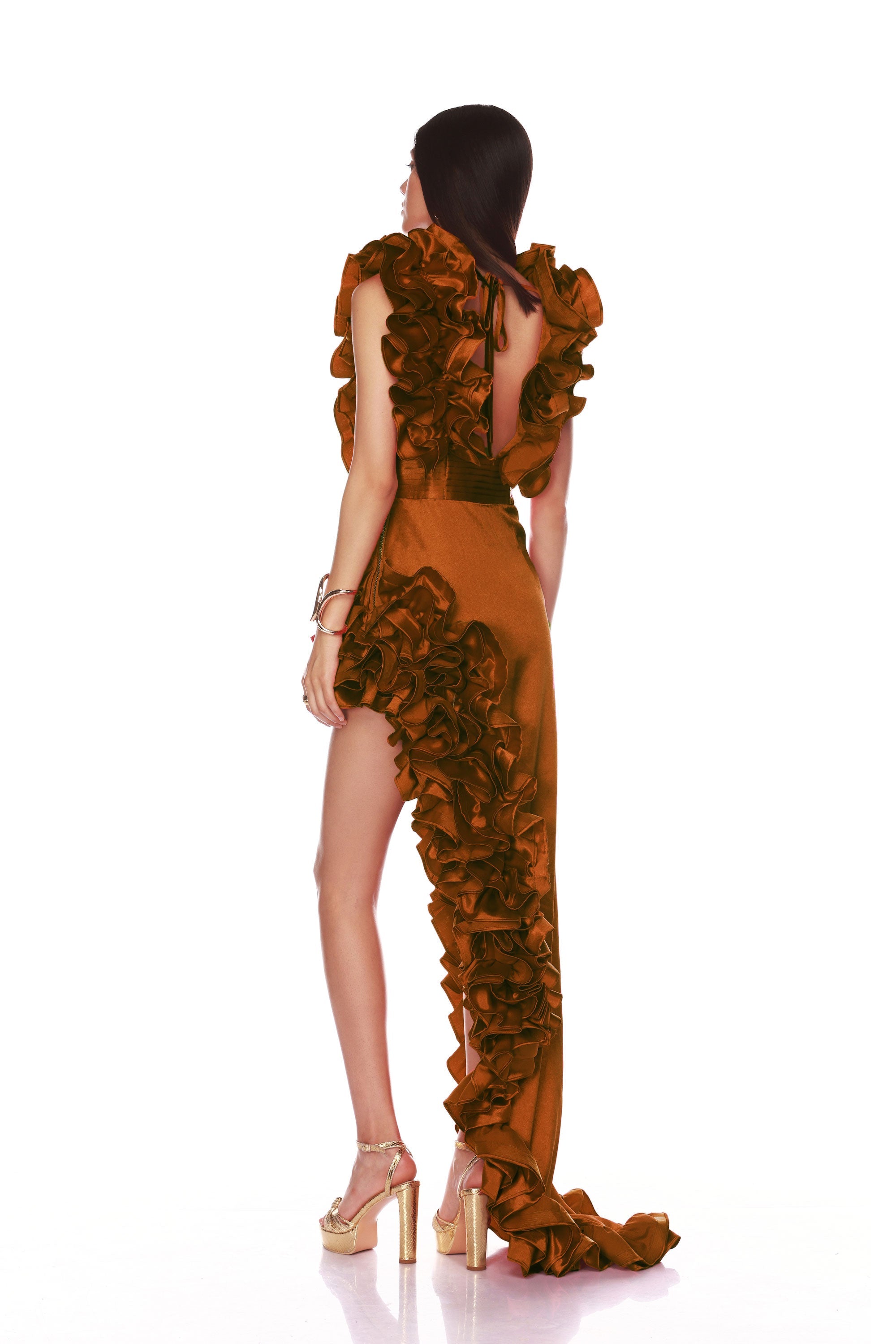 Aurora Copper Gown