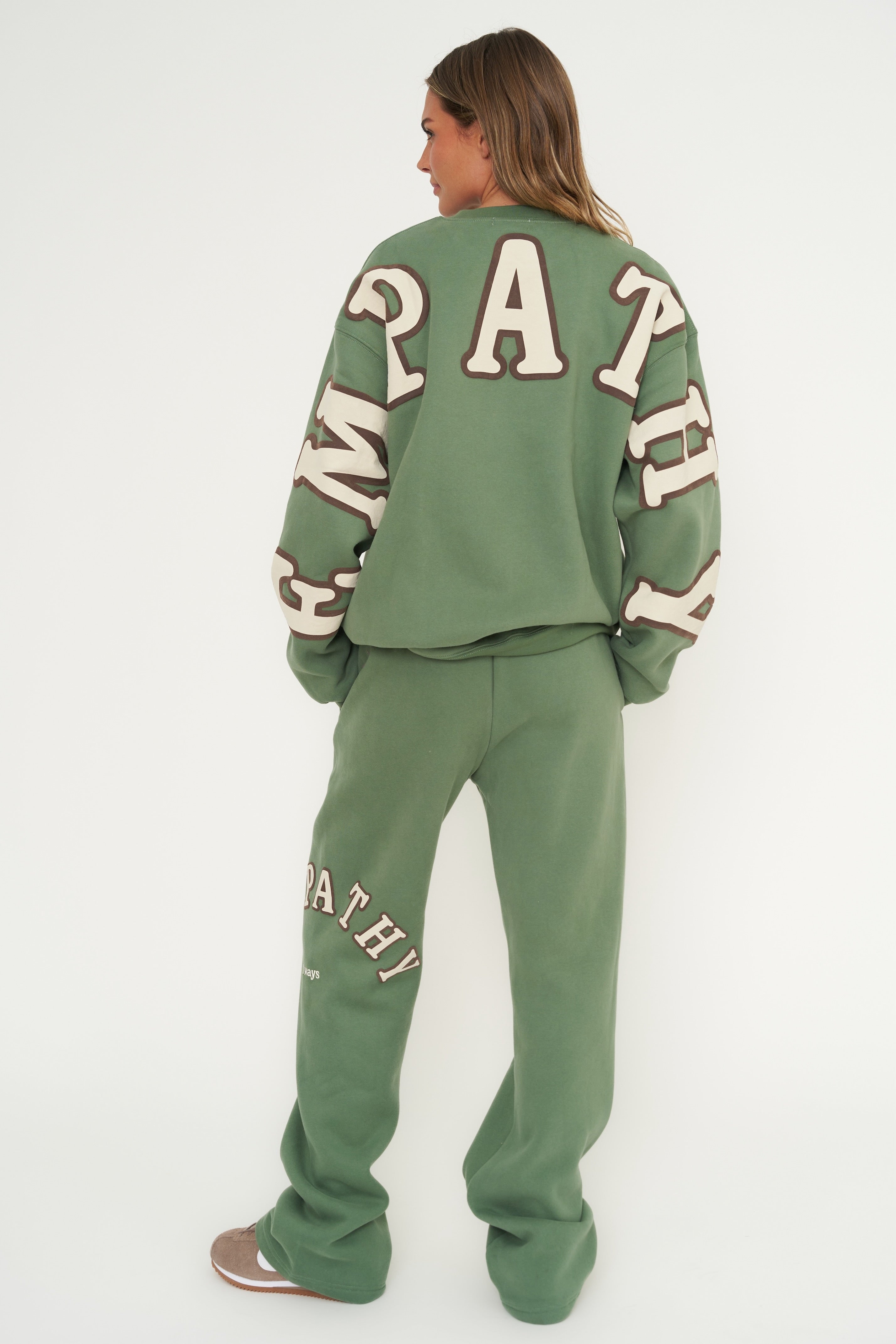 Empathy Always Olive Crewneck