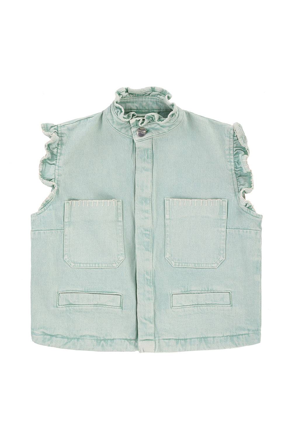 Pablo Vest in Washed Mint