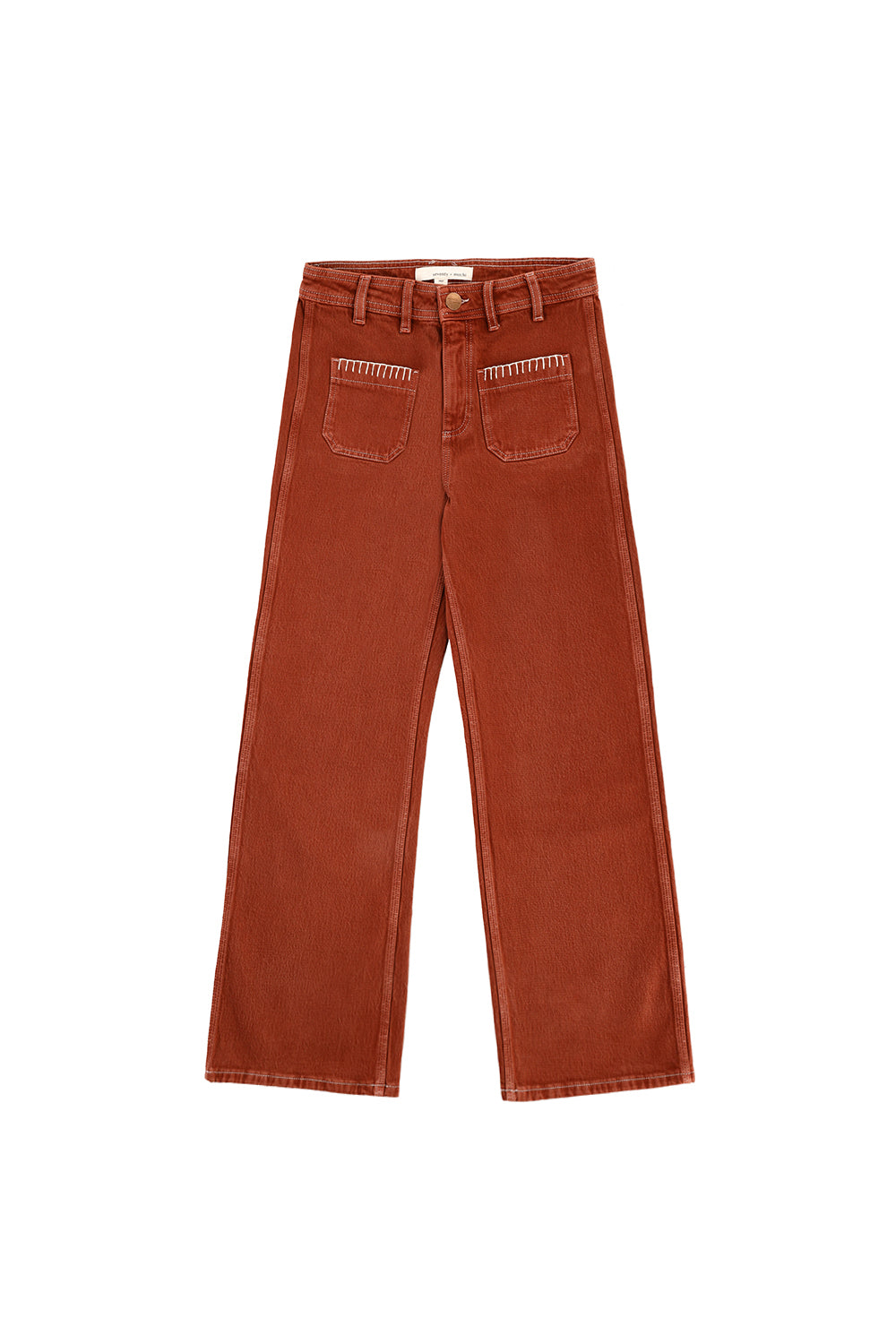 Mabel Jean Patch Pocket in Rust