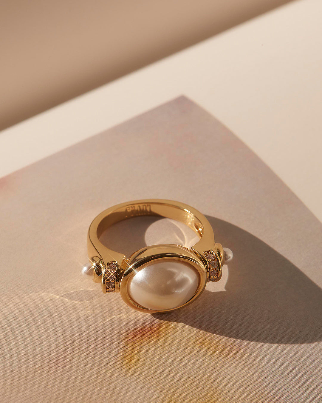 The Pearl Statement Ring