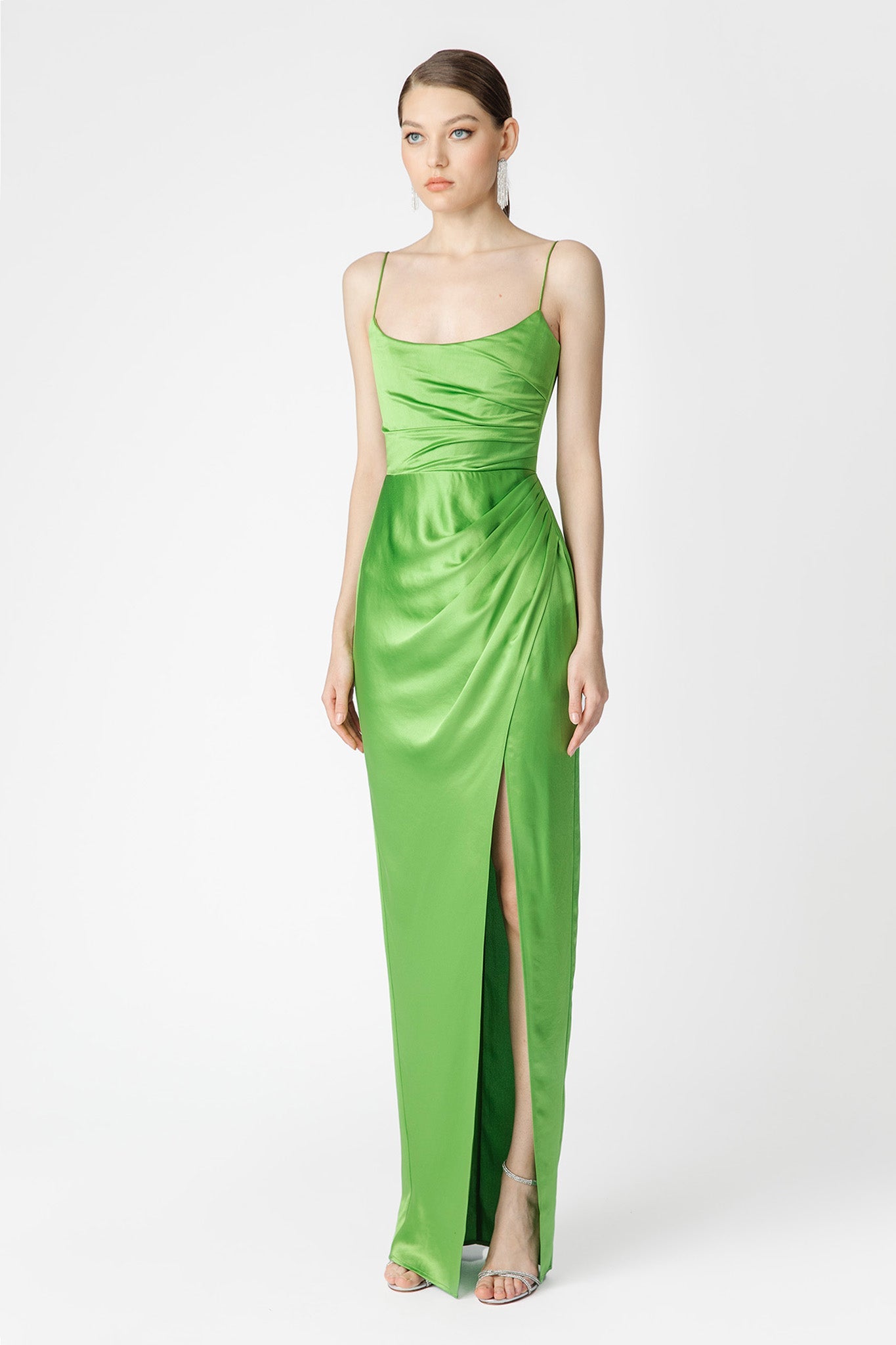 Perla Gown - Apple Green