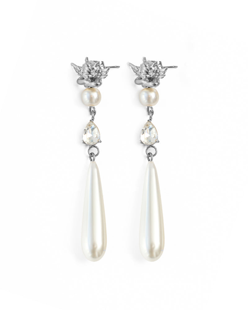 April Showers Silver Earrings