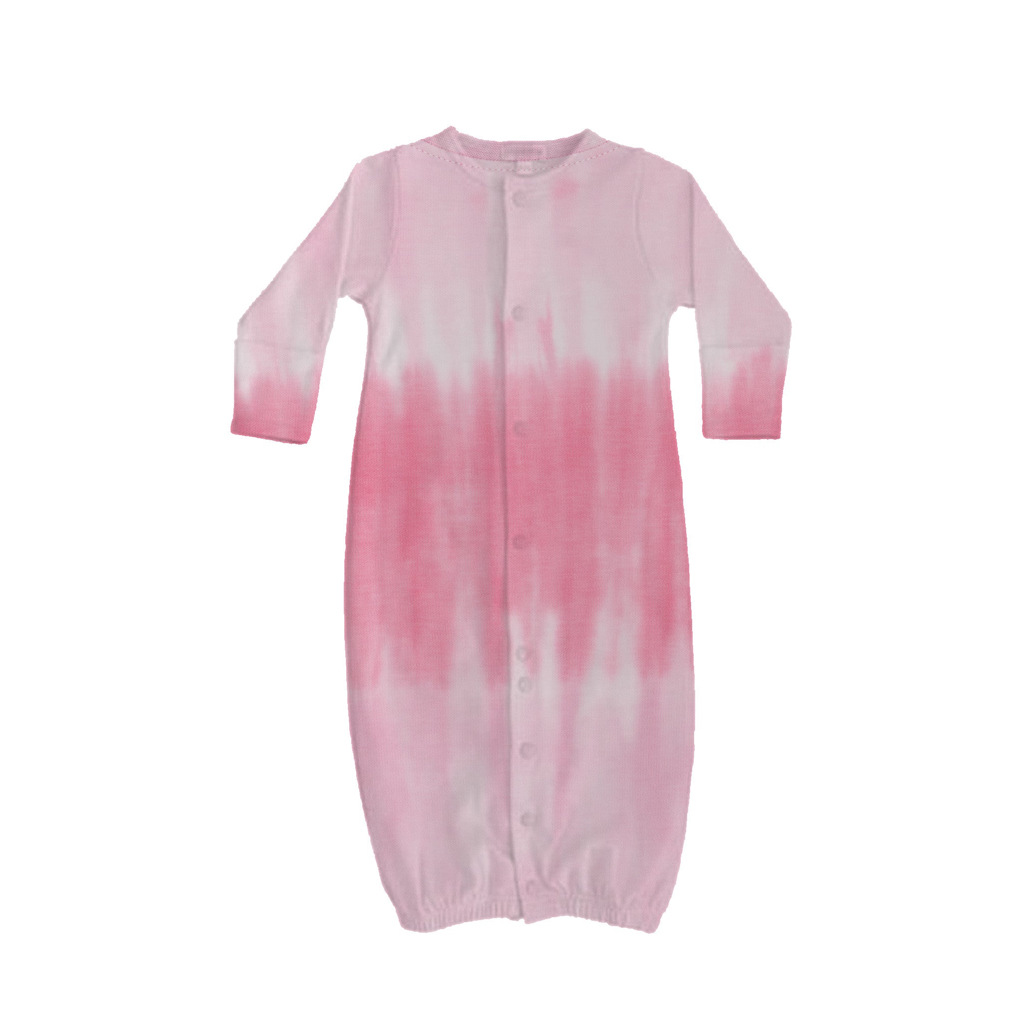 Convertible Gown Pink Gradient Tie Dye