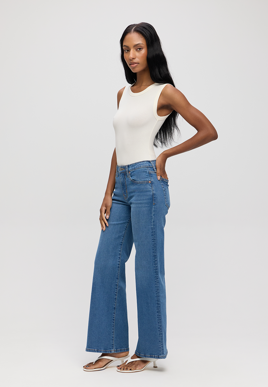 Romi French Wide Leg - Tide