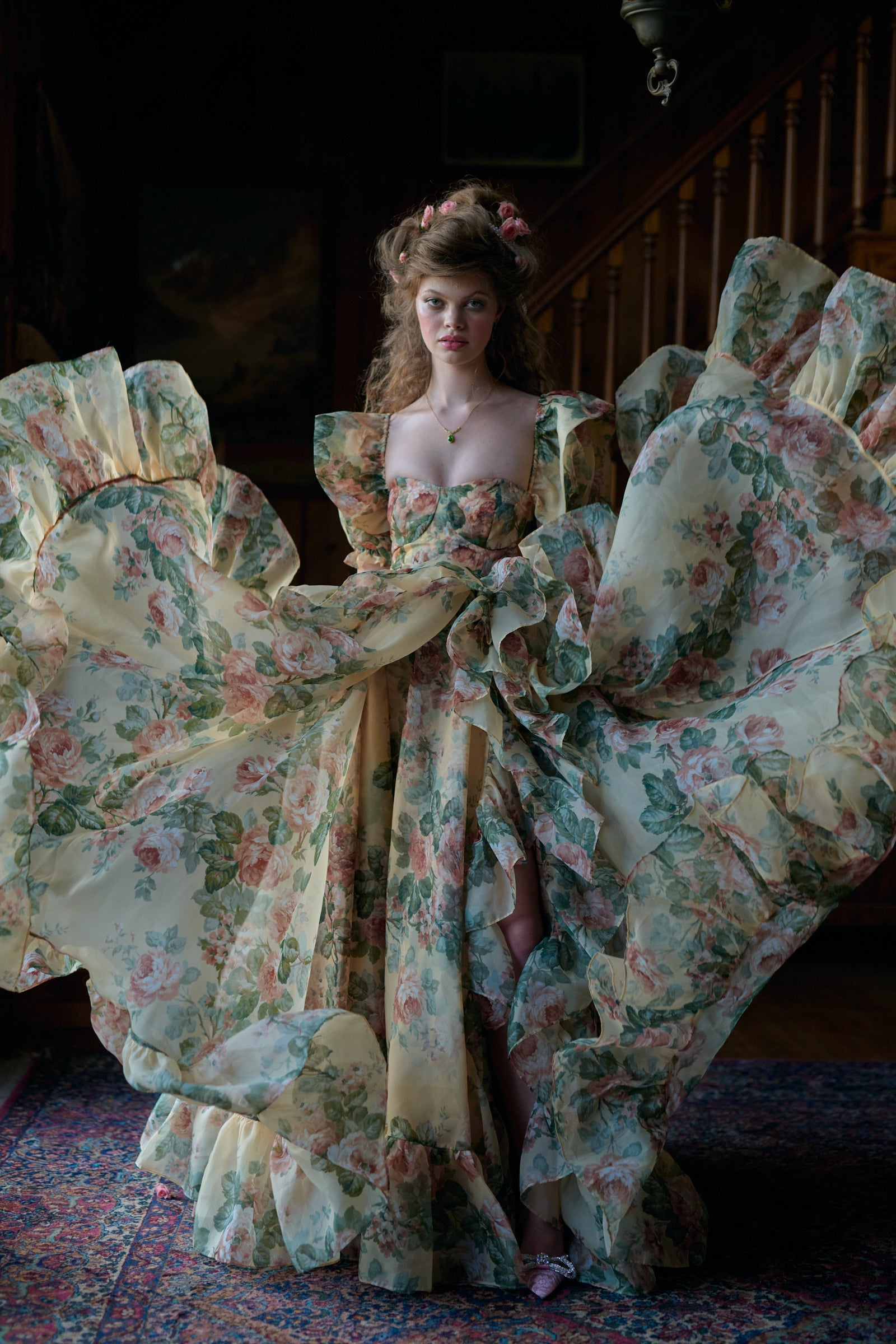 The Butter Rose In Bloom Bridal Gown