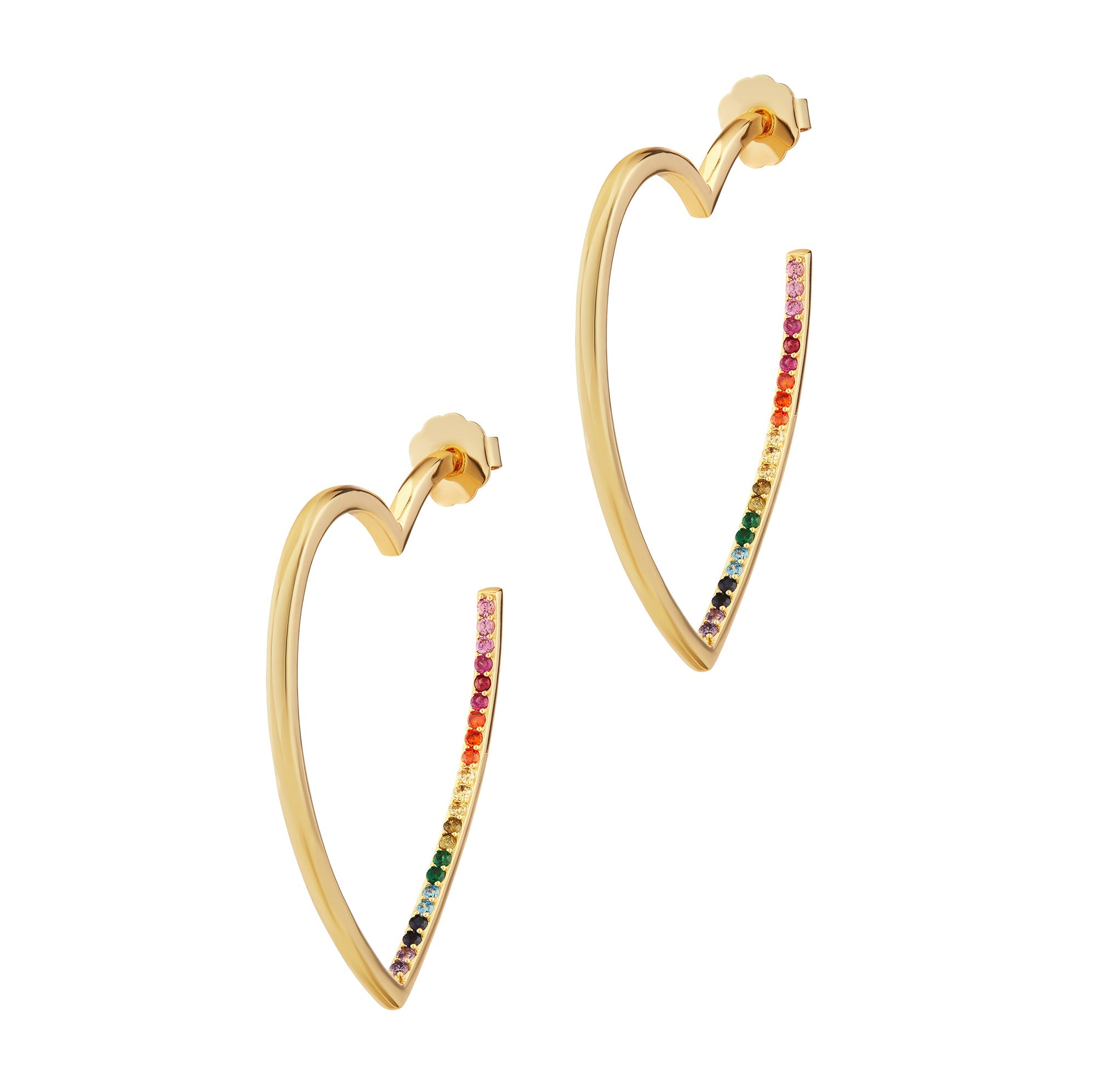 Rainbow Love Earrings