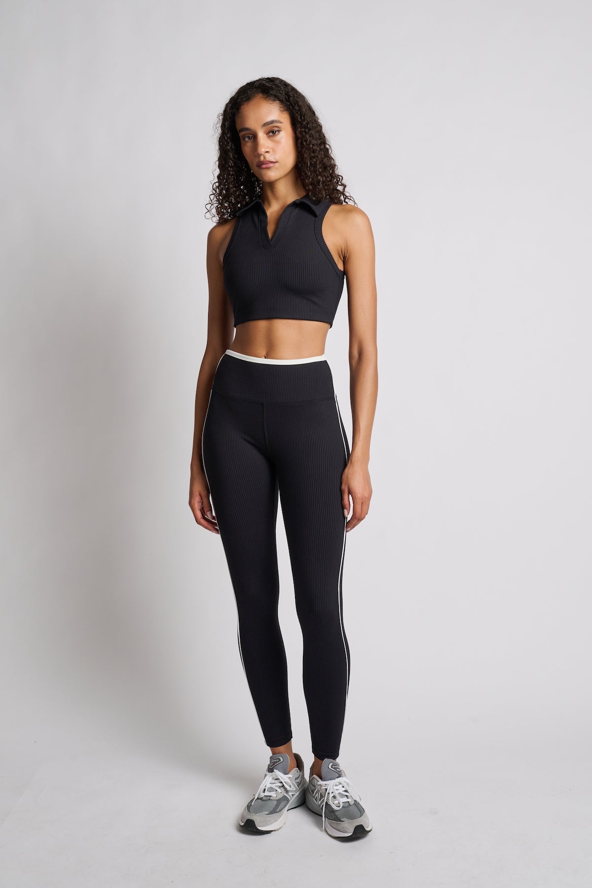 Ribbed Two Tone Track Legging | Year of Ours