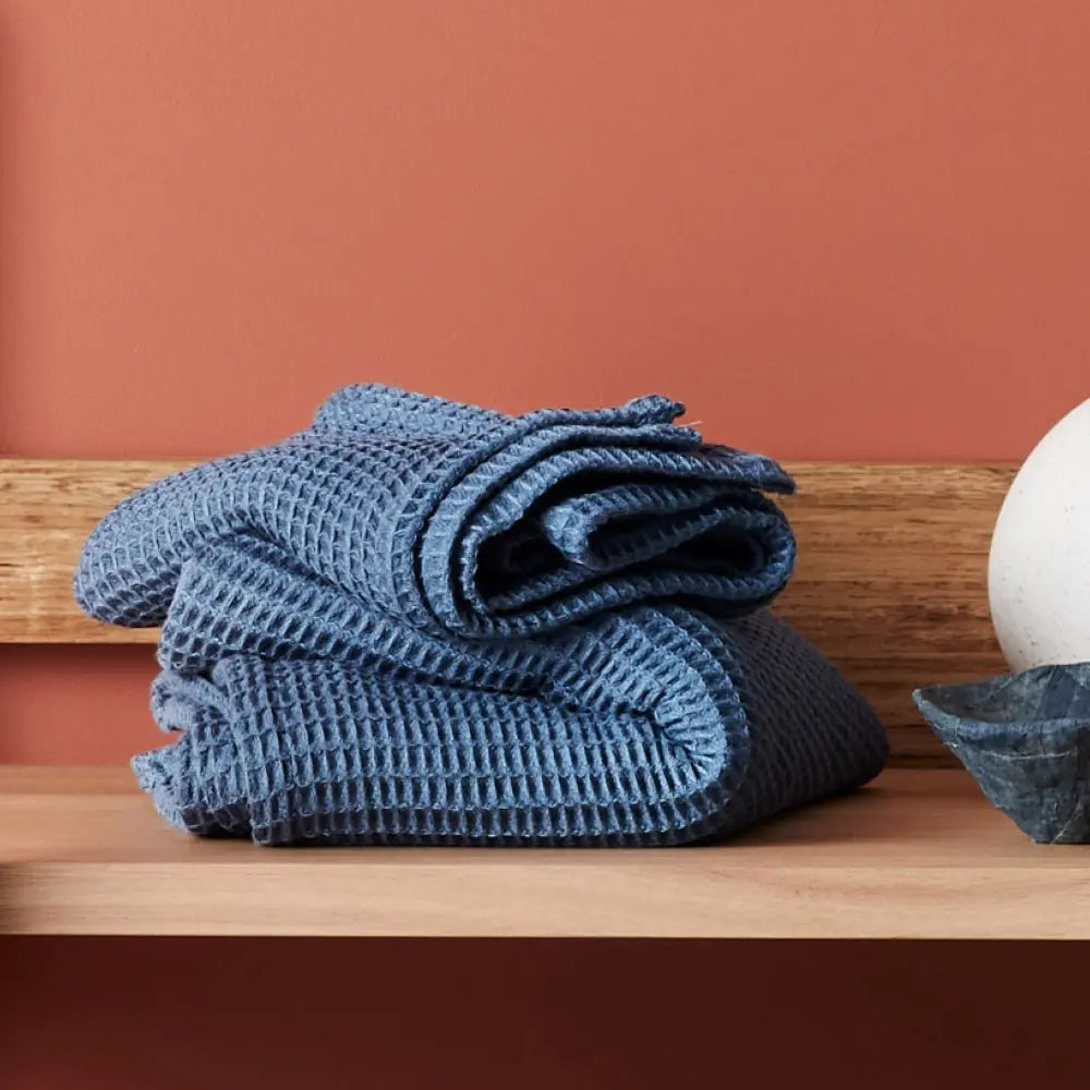 Bamboo Waffle Towels | River