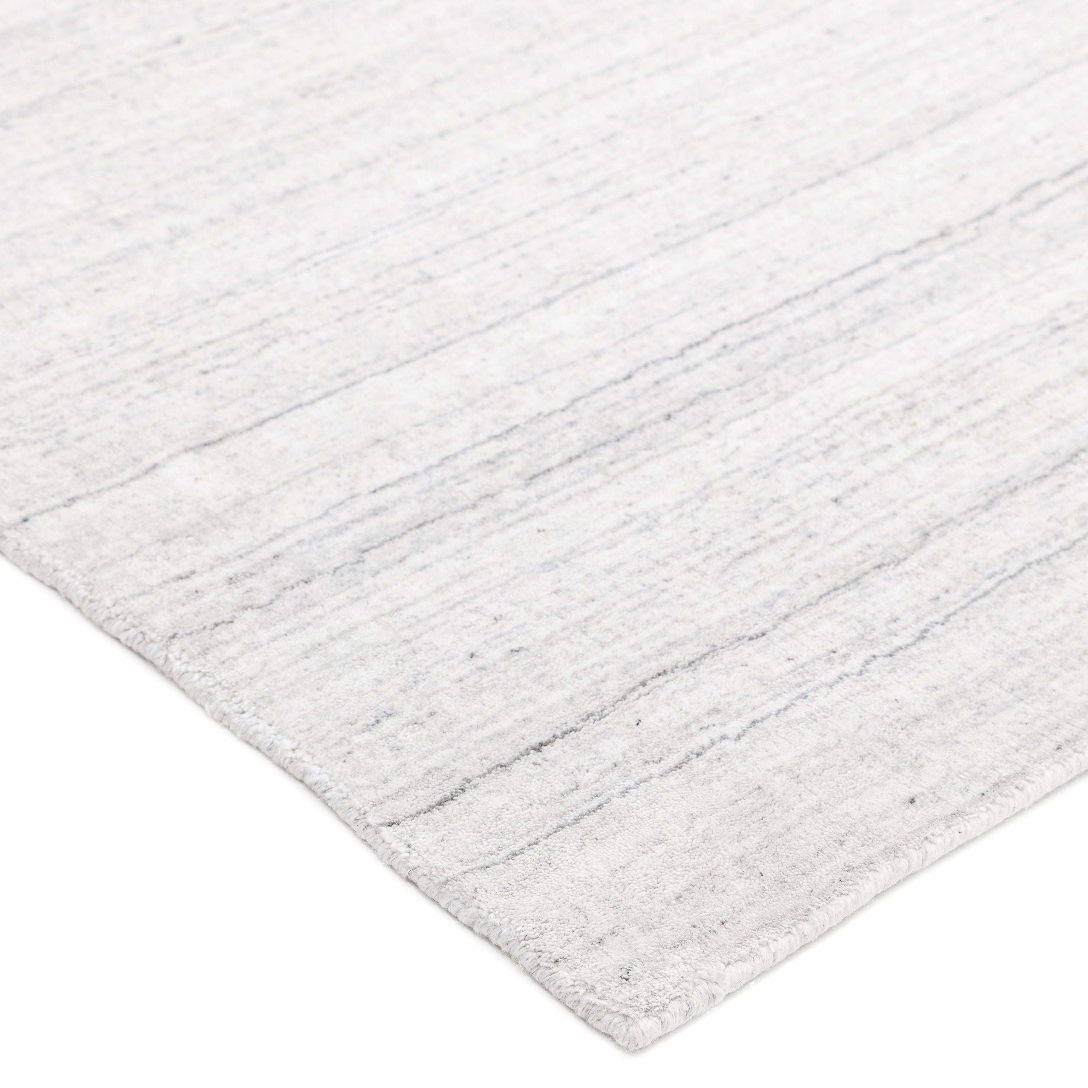 Harbor Handmade Contemporary Solid Ivory Area Rug