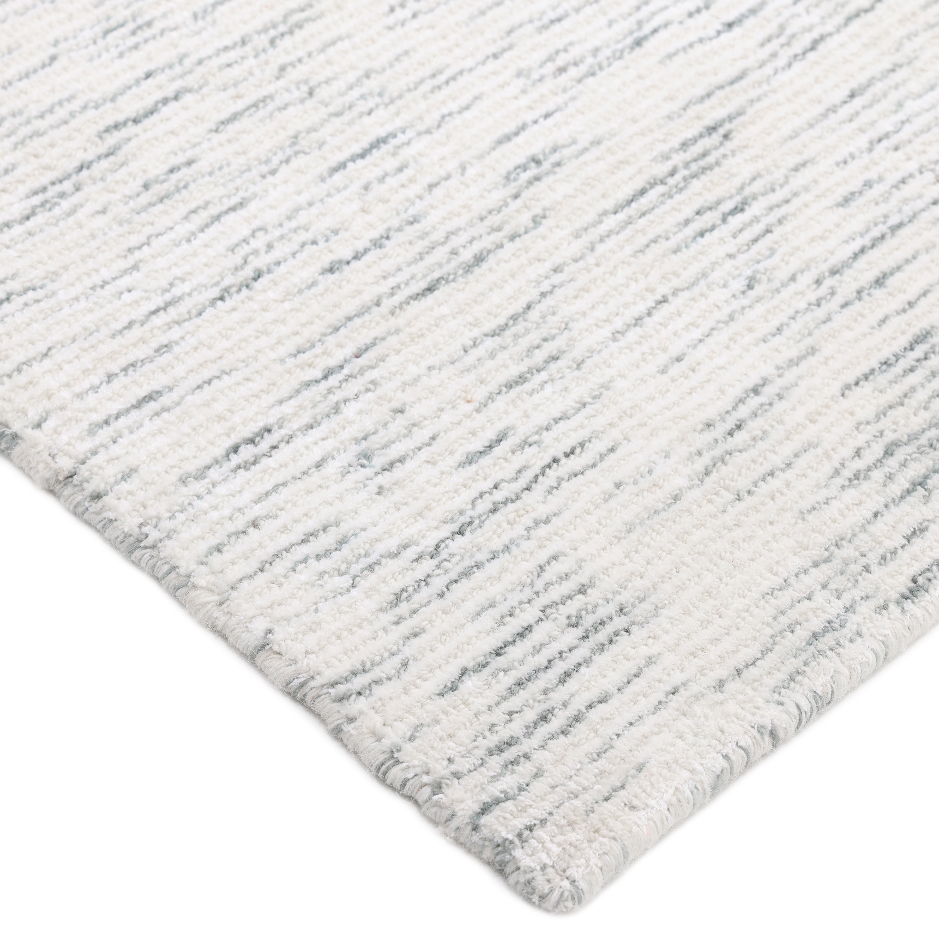 Sierra Handmade Contemporary Abstract Cream Area Rug