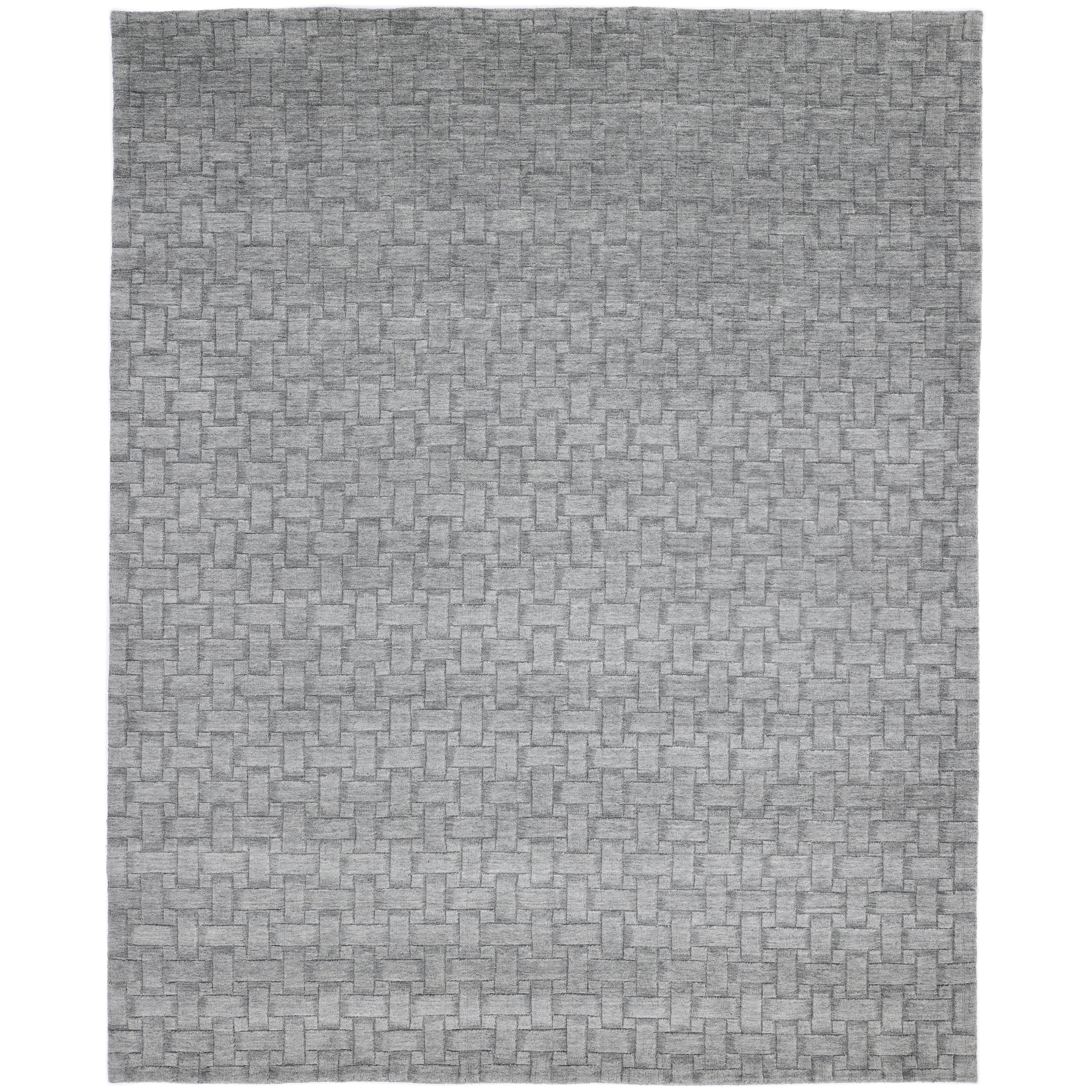 Peyton Handmade Contemporary Geometric Gray Area Rug