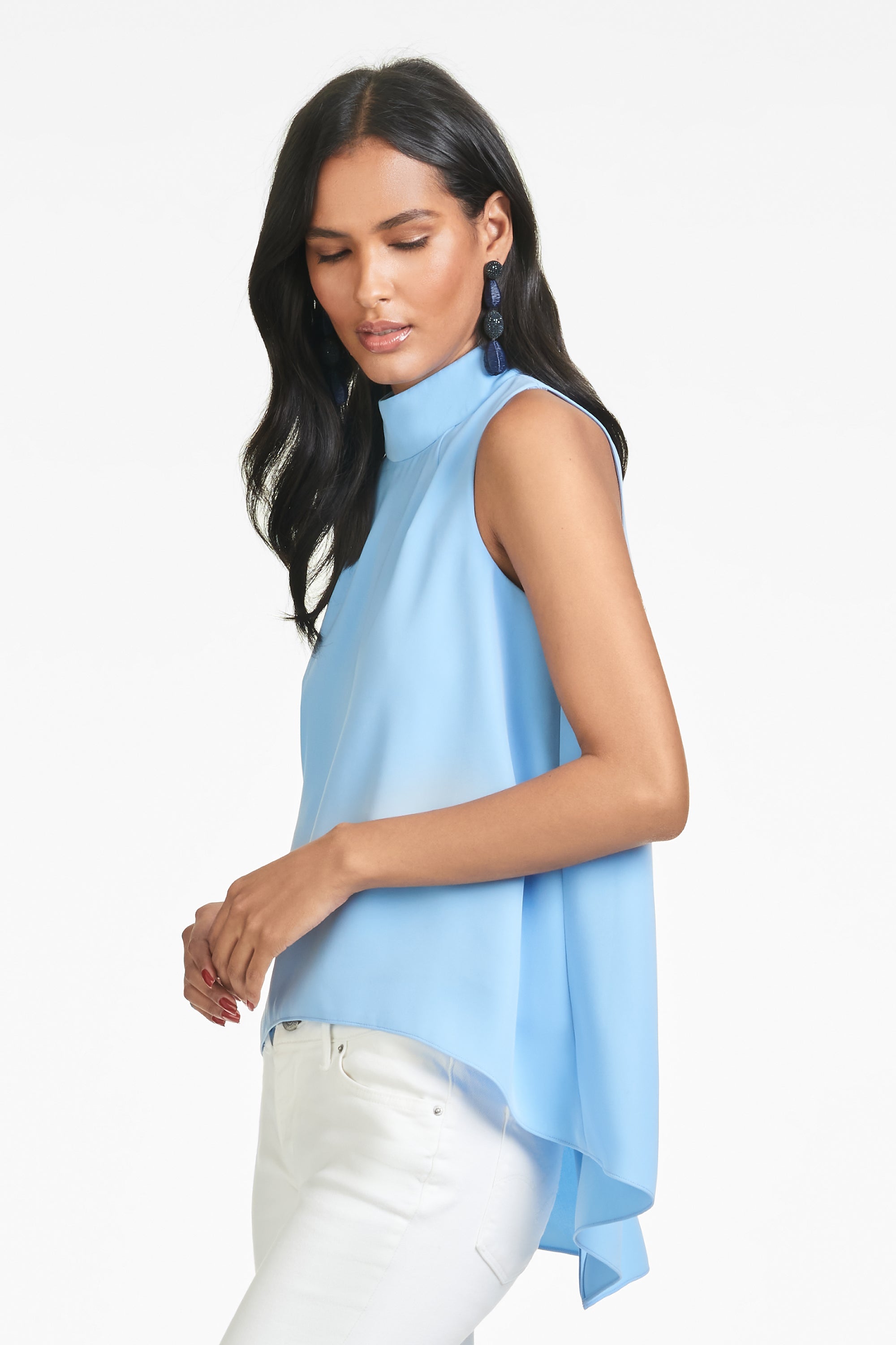 Keaton Top - Chambray Blue - Final Sale