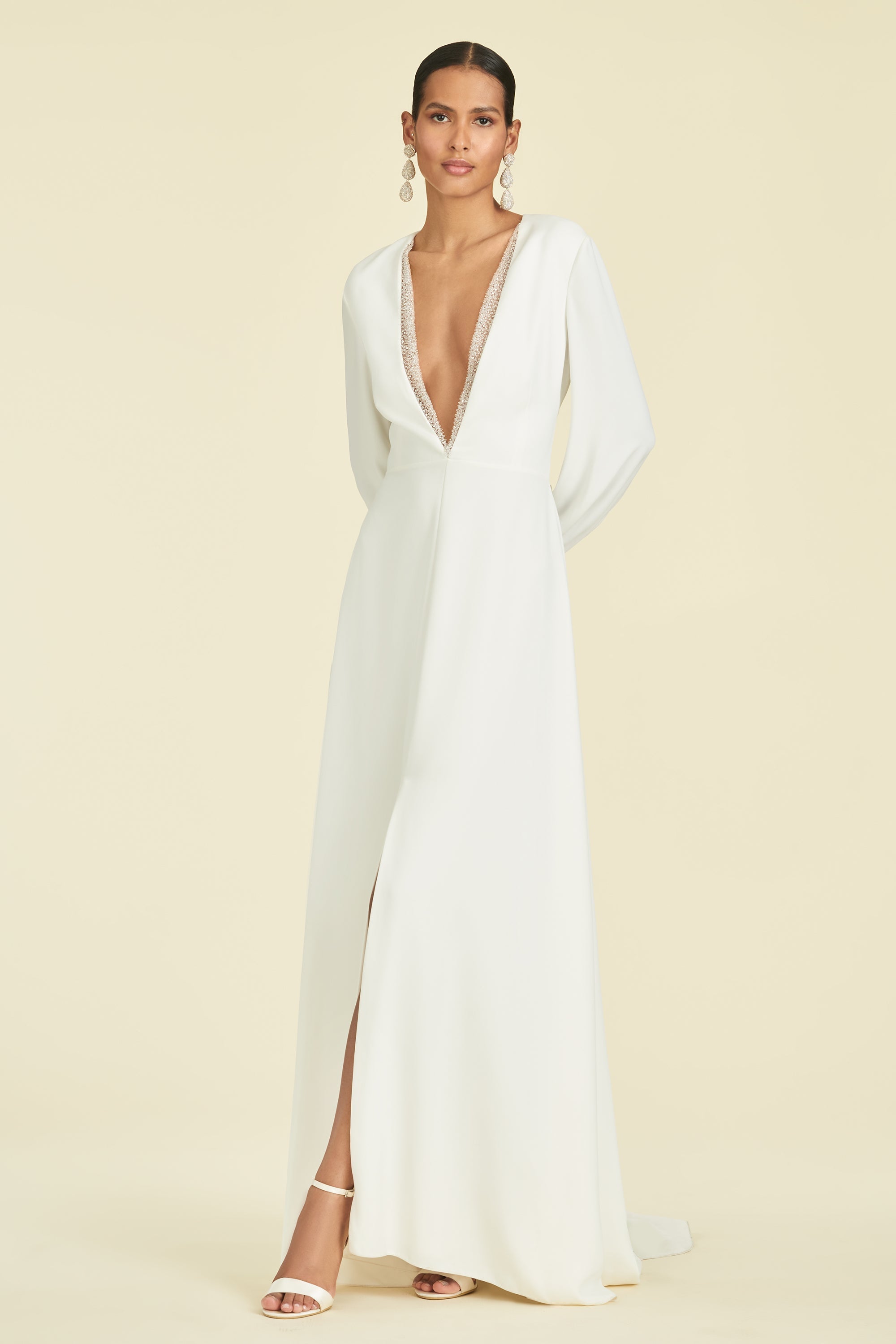 Britt Gown - Off White - Final Sale