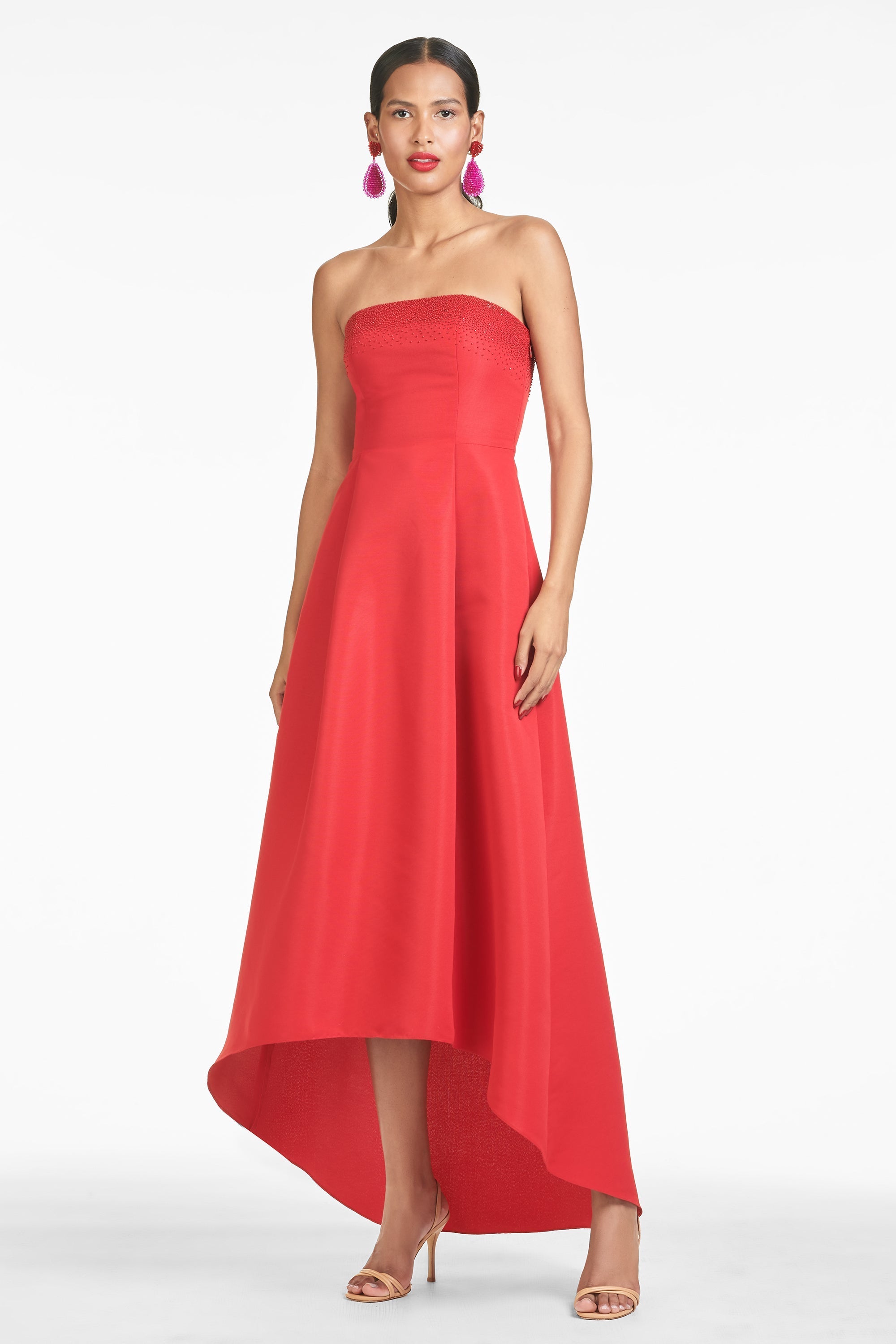 Blake Gown - Cherry Red - Final Sale