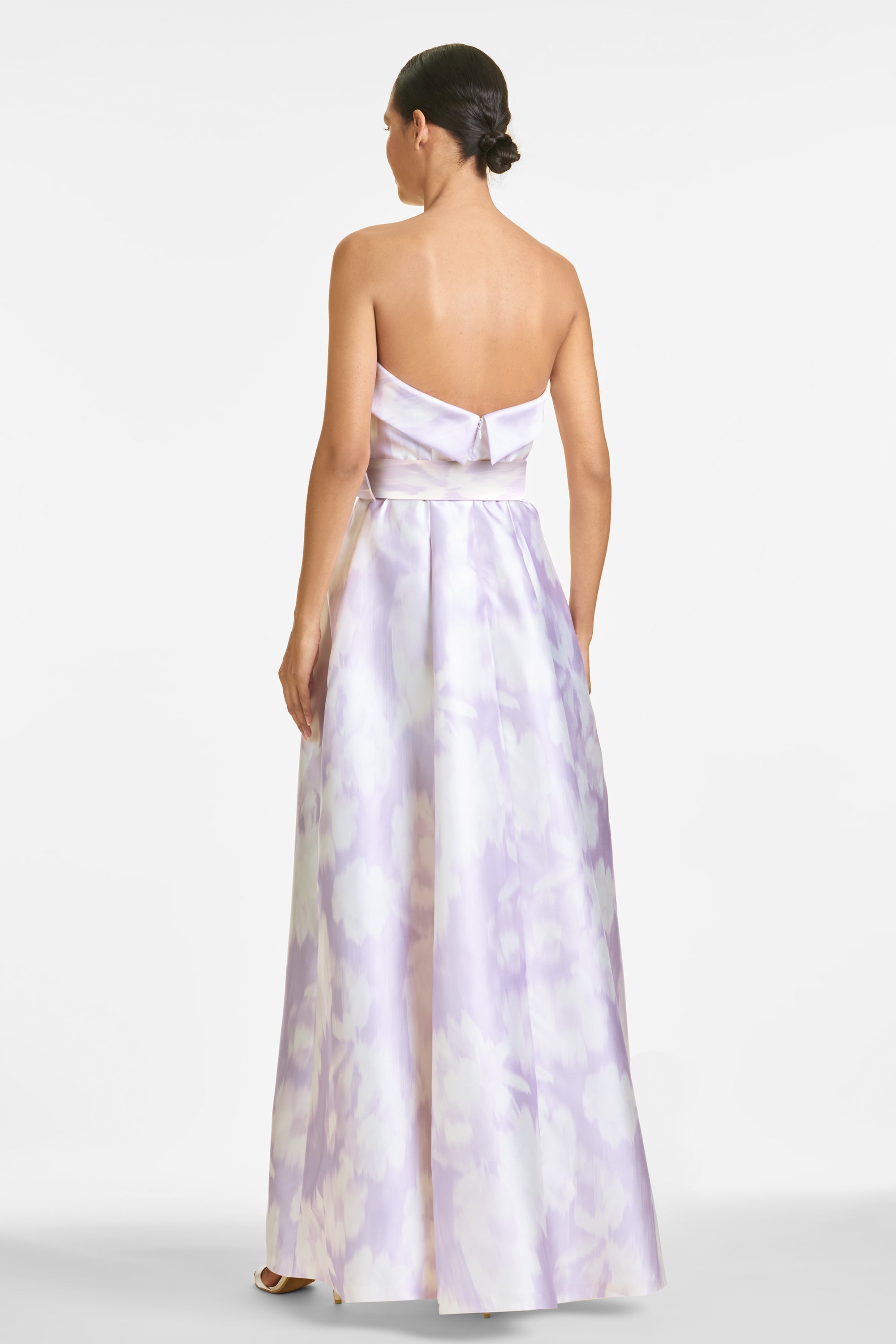 Brielle Gown - Violet Ice Ikat Floral - Final Sale