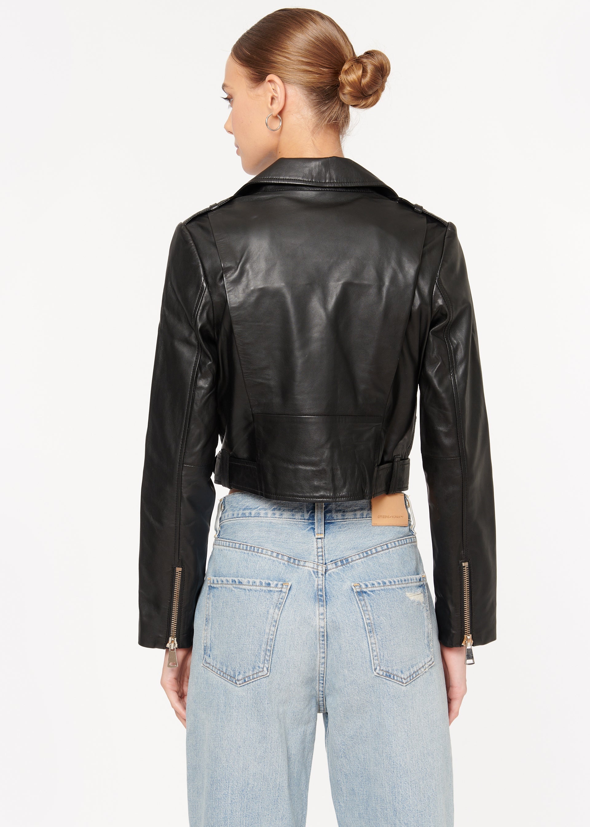 Kali Genuine Leather Jacket Black