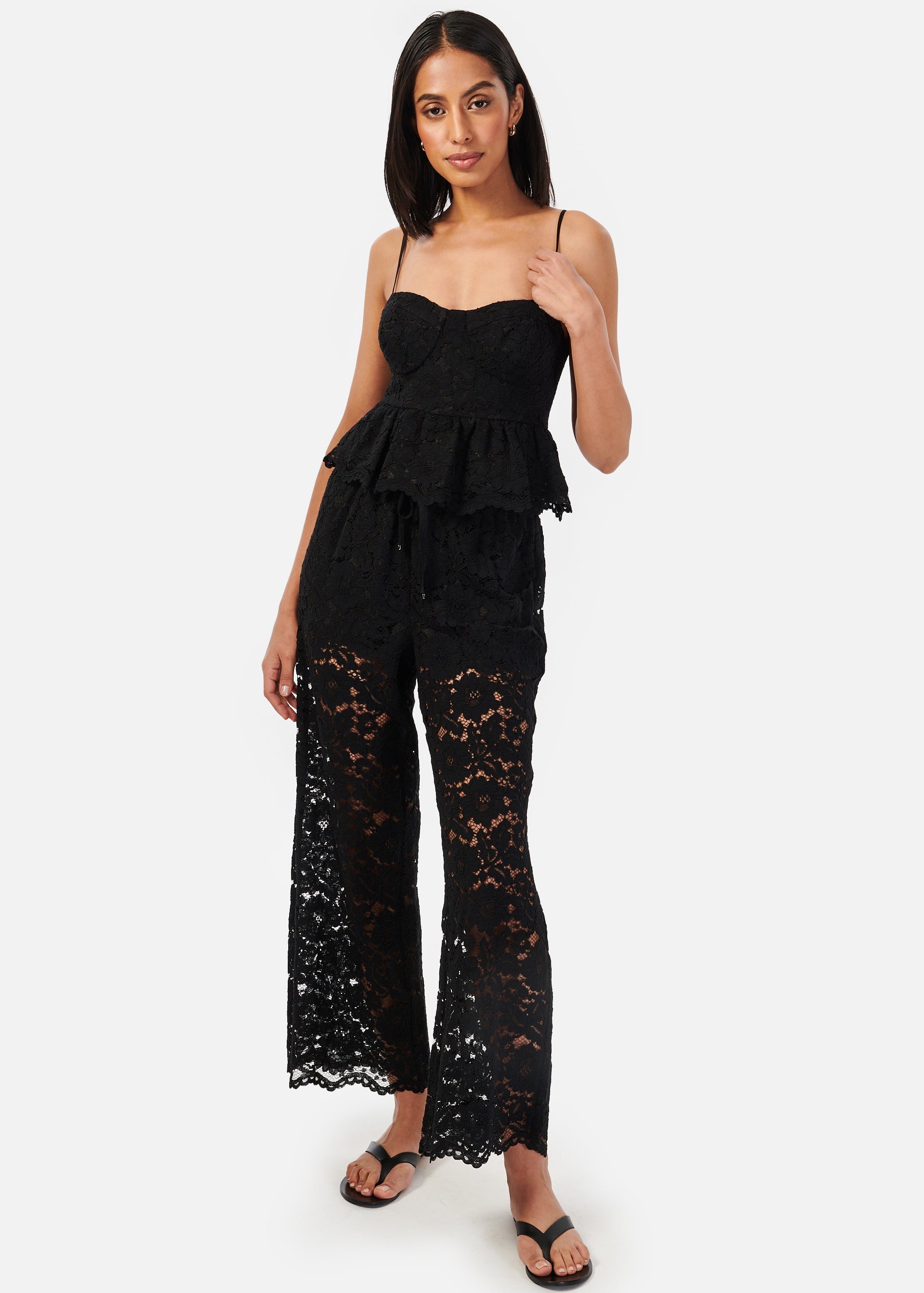 Dara Wide Leg Pant Black