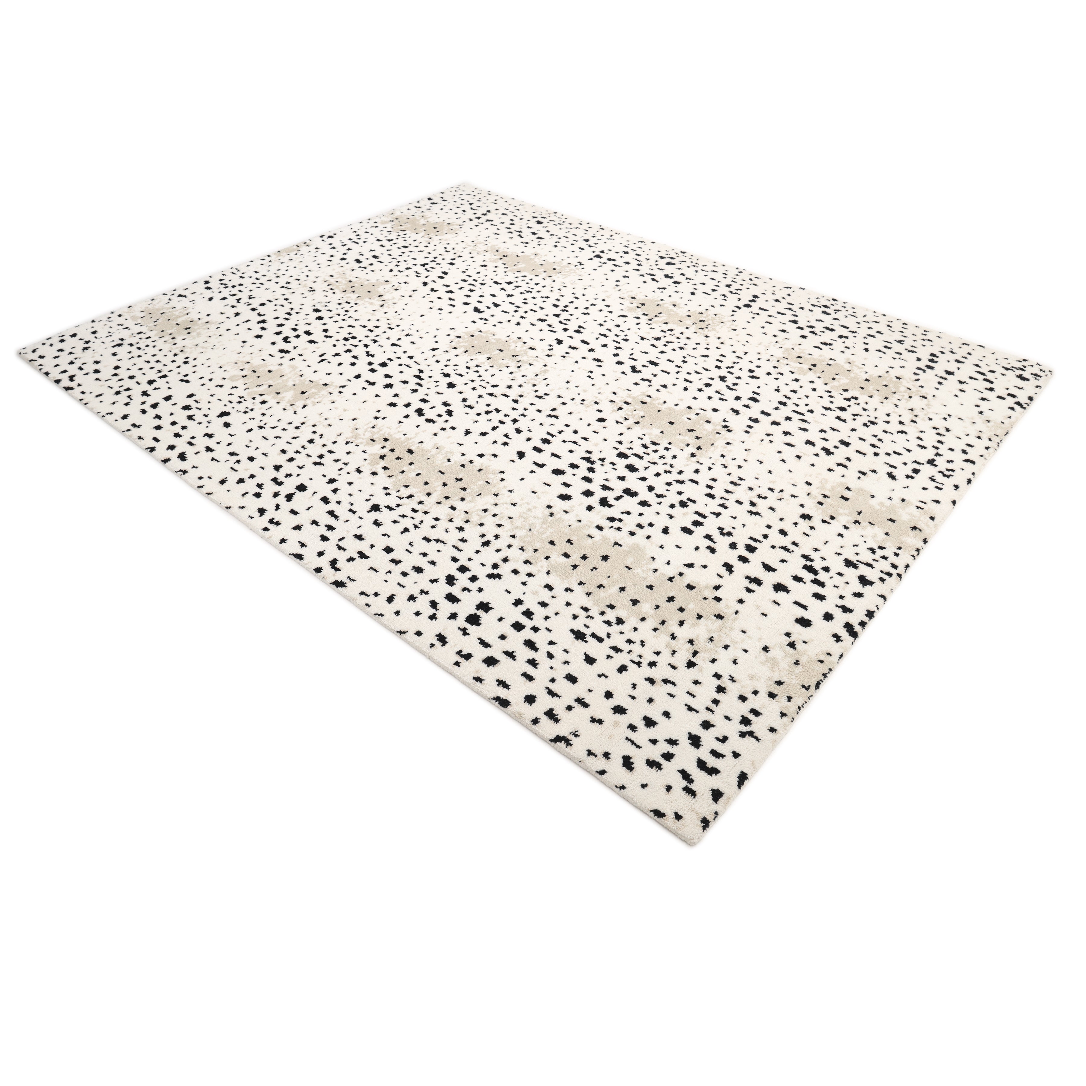 Louis Handmade Contemporary Animal Ivory Area Rug