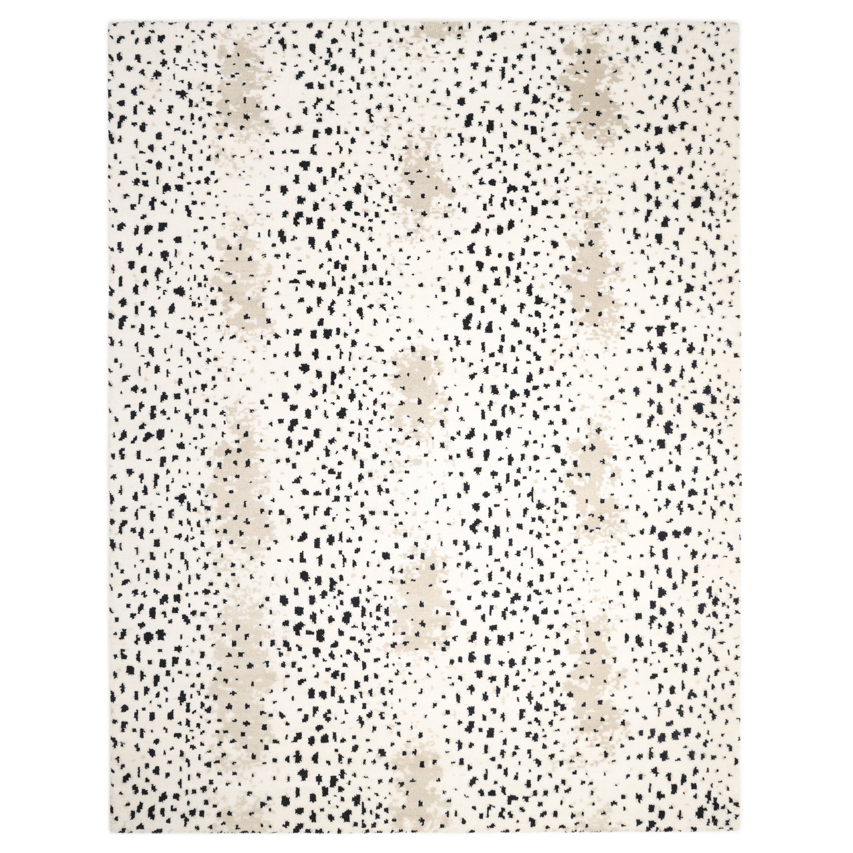 Louis Handmade Contemporary Animal Ivory Area Rug