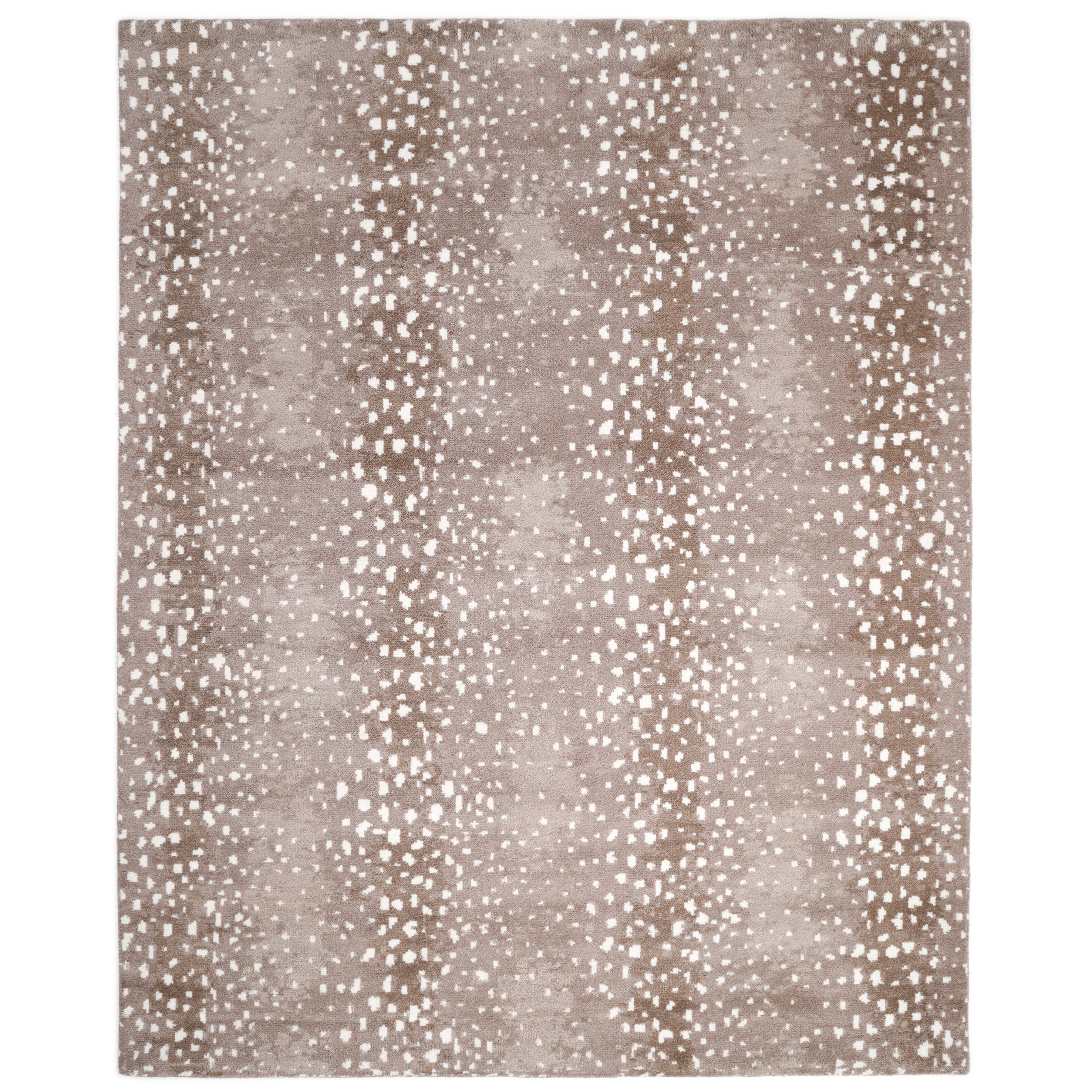 Louis Handmade Contemporary Animal Brown Area Rug