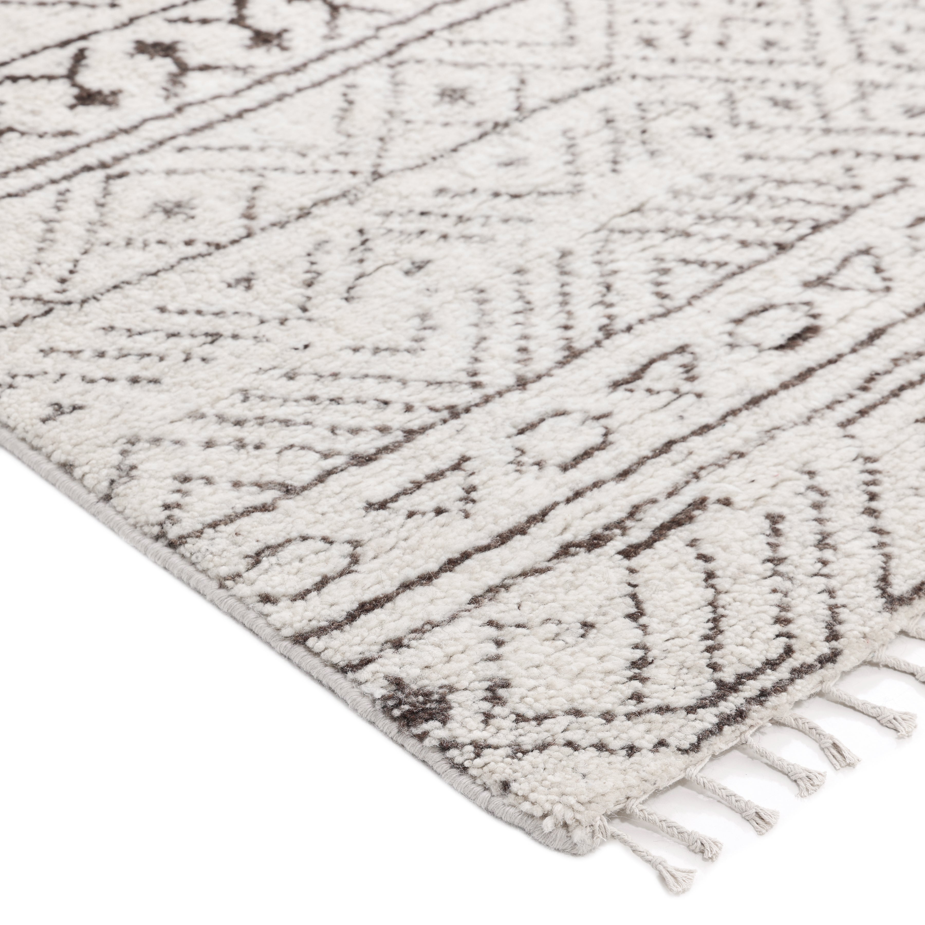 Thomas Handmade Bohemian Moroccan Gray Area Rug