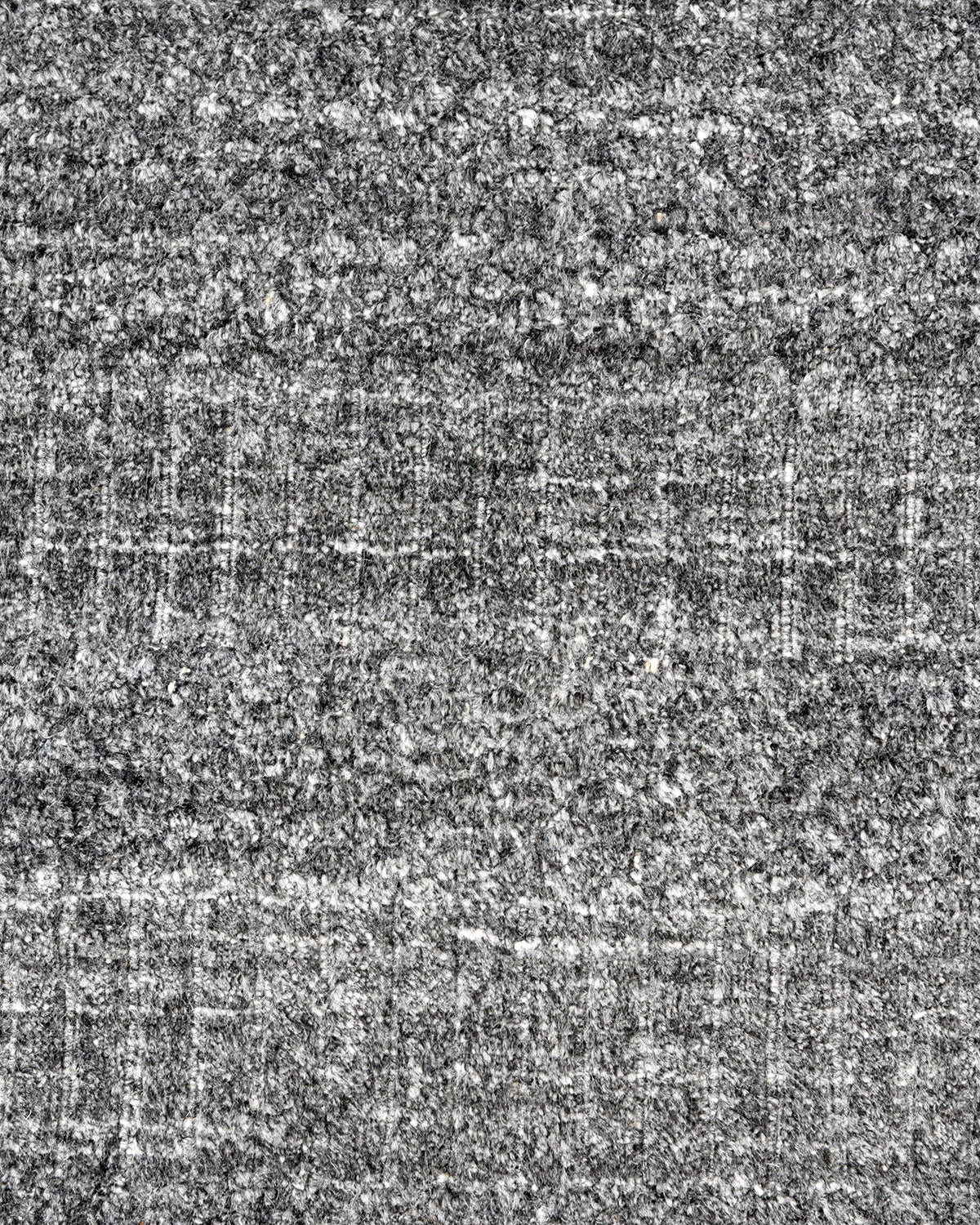 Sanam Handmade Contemporary Striped Dark Gray Area Rug
