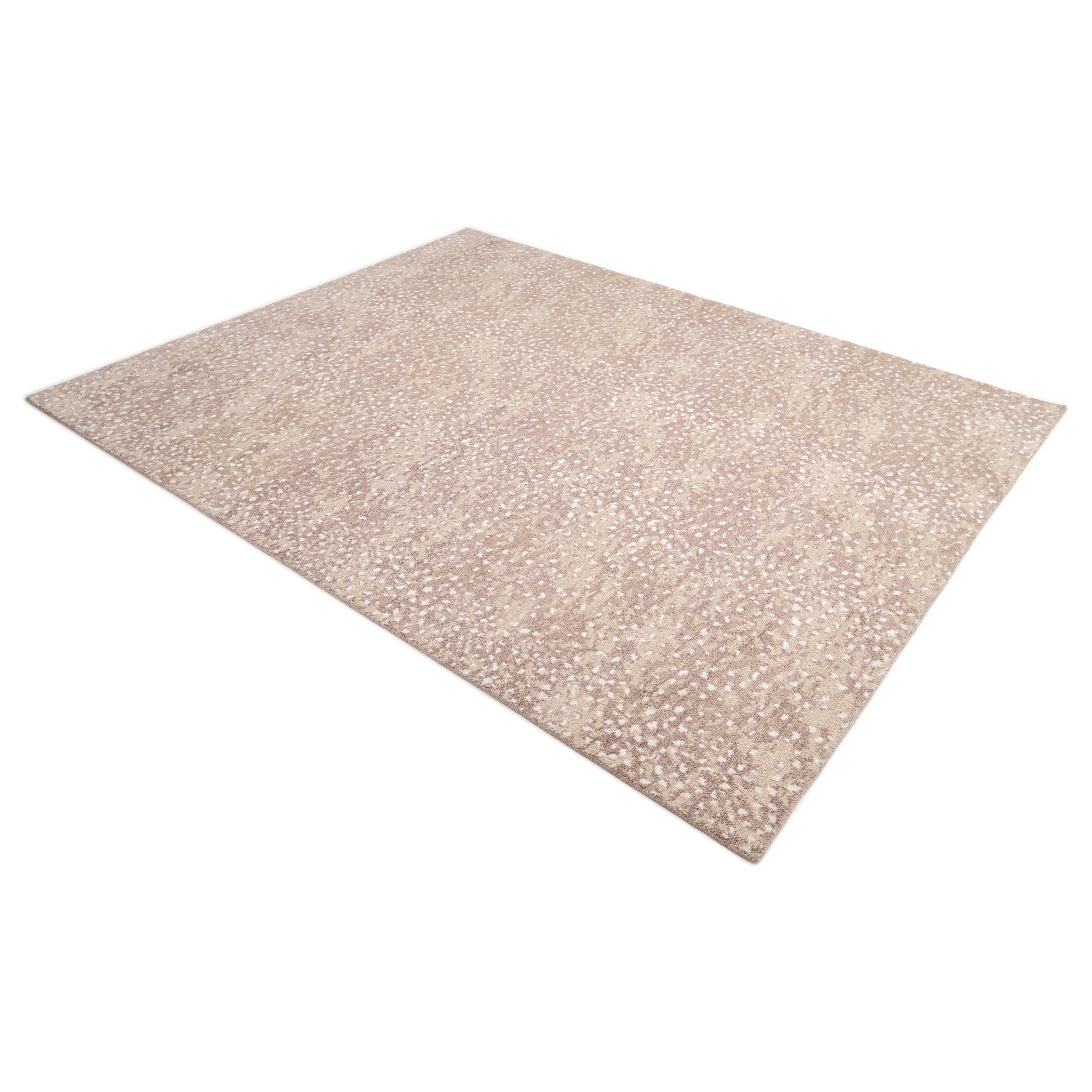 Arash Handmade Contemporary Animal Brown Area Rug