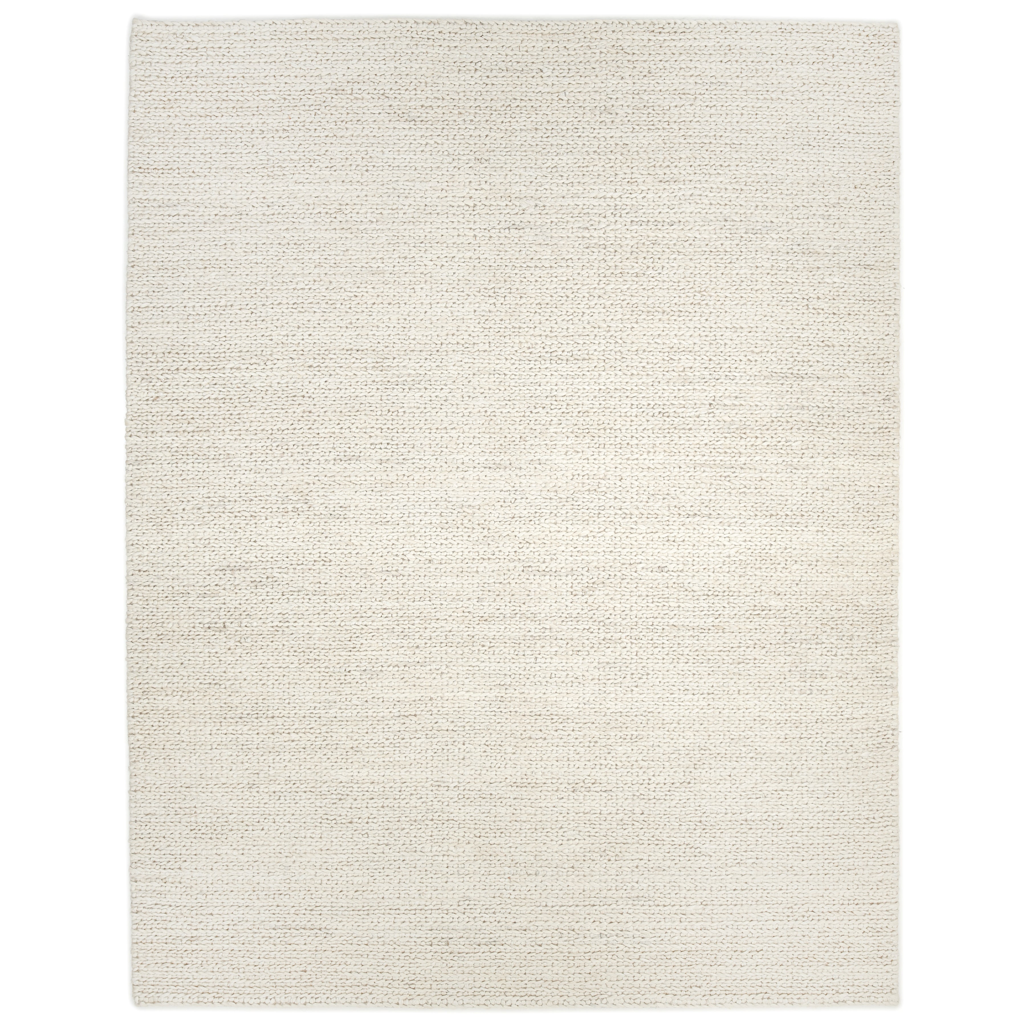 Wayne Handmade Contemporary Solid Beige Area Rug