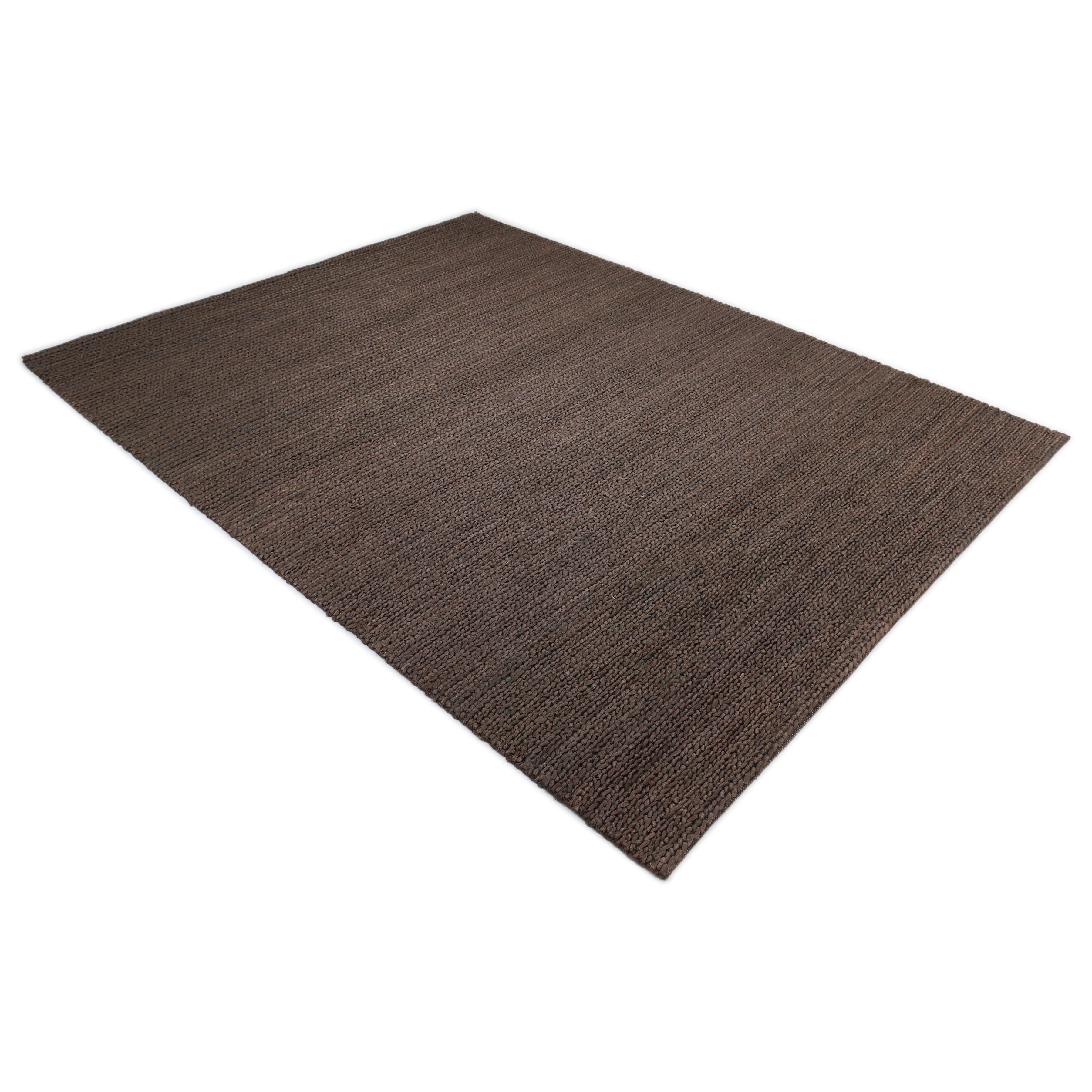 Wayne Handmade Contemporary Solid Charcoal Area Rug