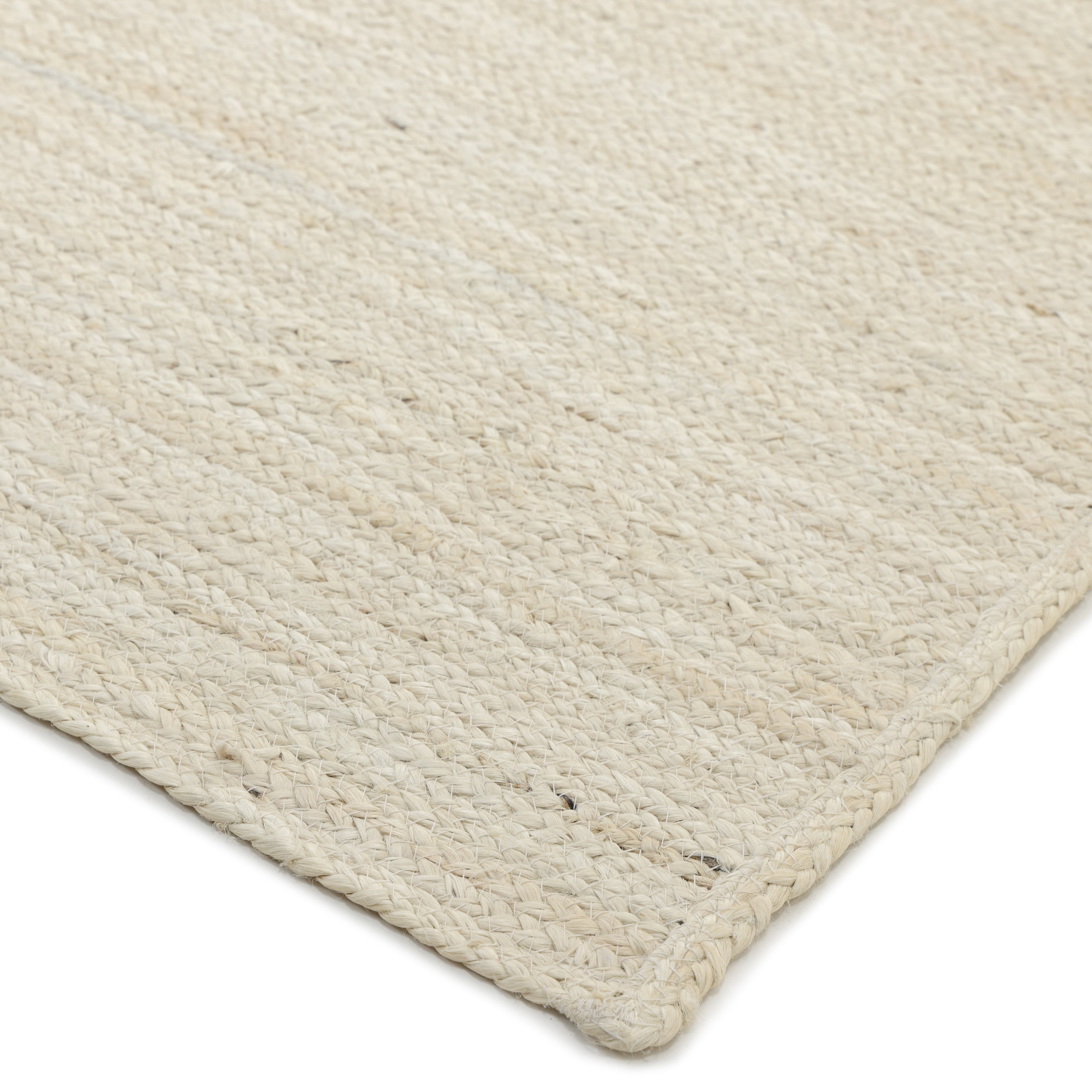 Avi Handmade Contemporary Solid Beige Runner