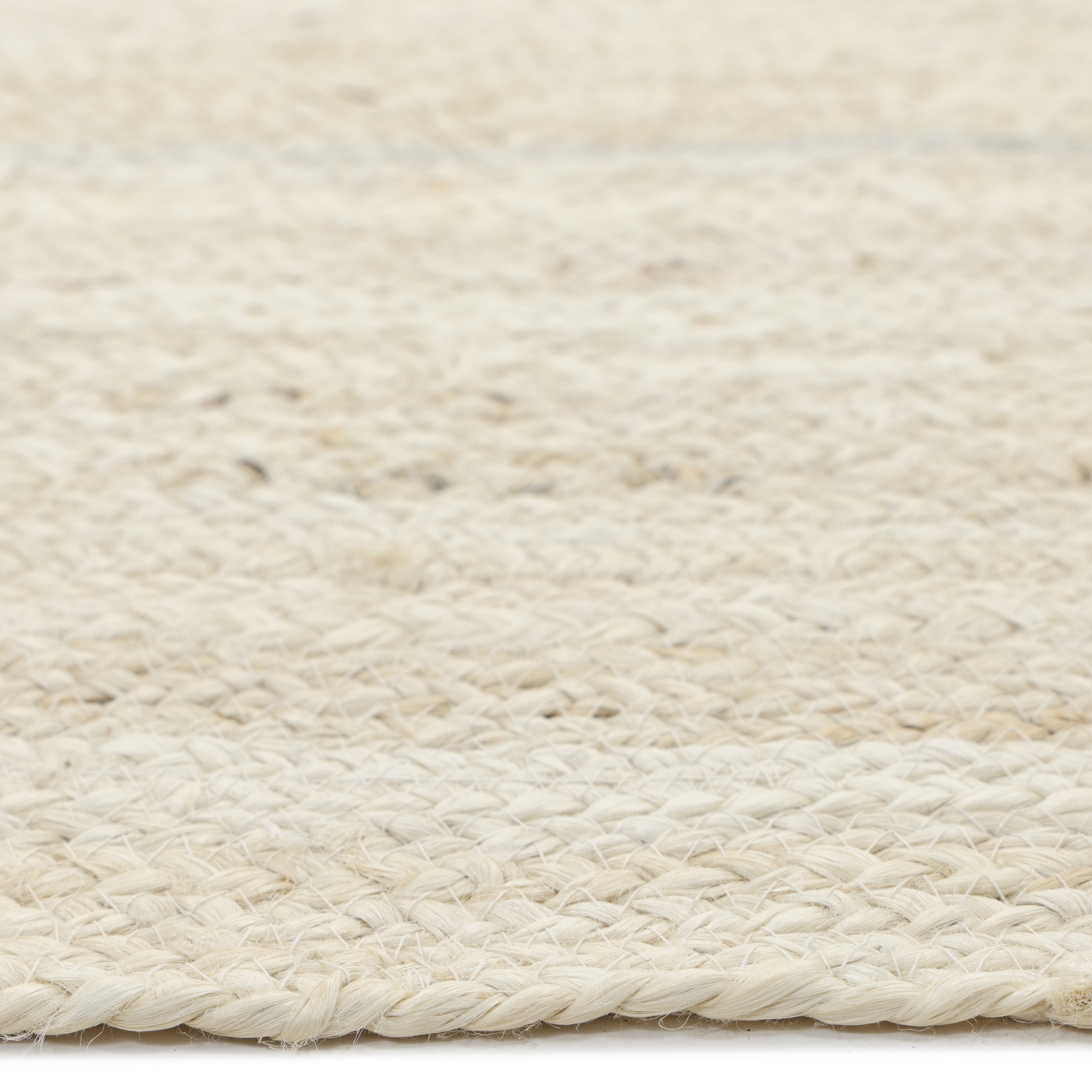 Avi Handmade Contemporary Solid Beige Area Rug